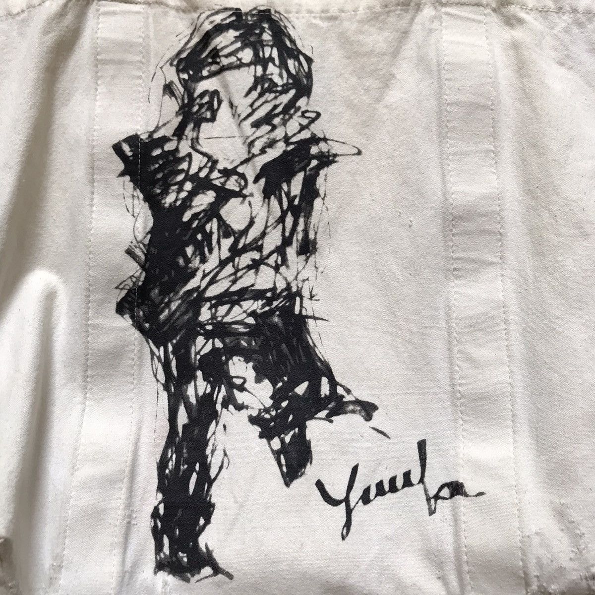 Yohji Yamamoto Yohji Yamamoto x Asakura Yuka Tote/Shoulder Bag Size ONE SIZE - 3 Thumbnail