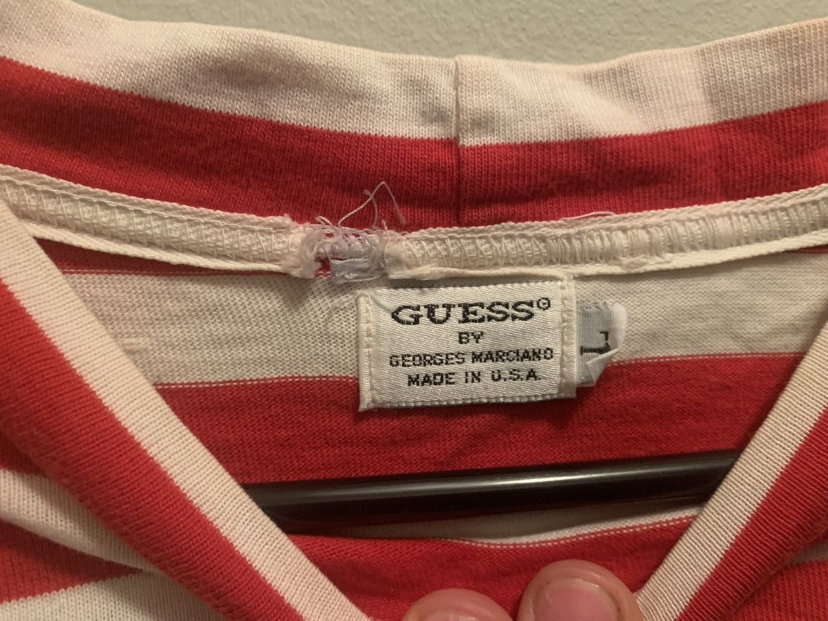 Fake guess striped shirt on sale