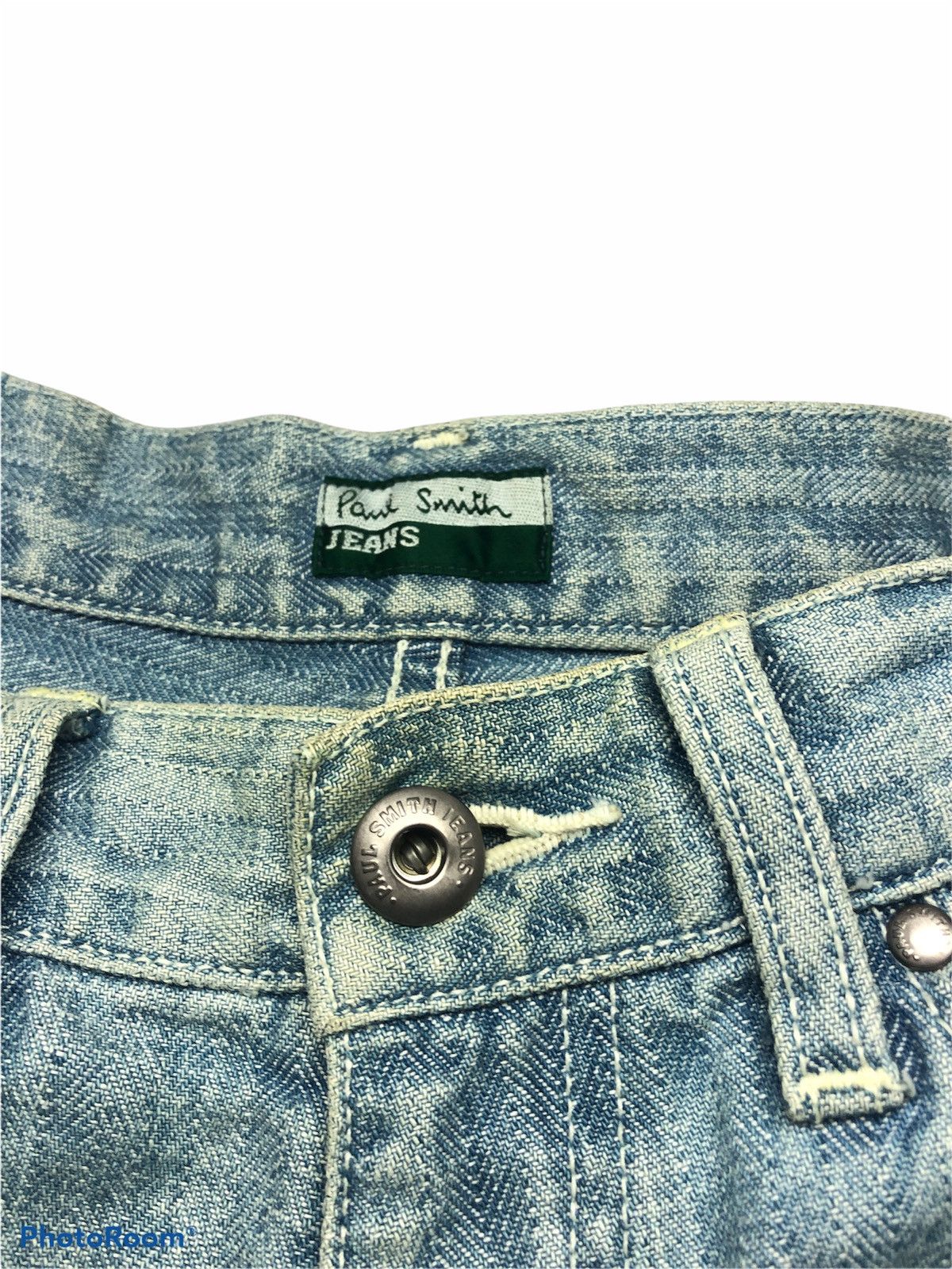 Paul Smith PAUL SMITH HERRINGBONE DENIM Size US 30 / EU 46 - 4 Thumbnail