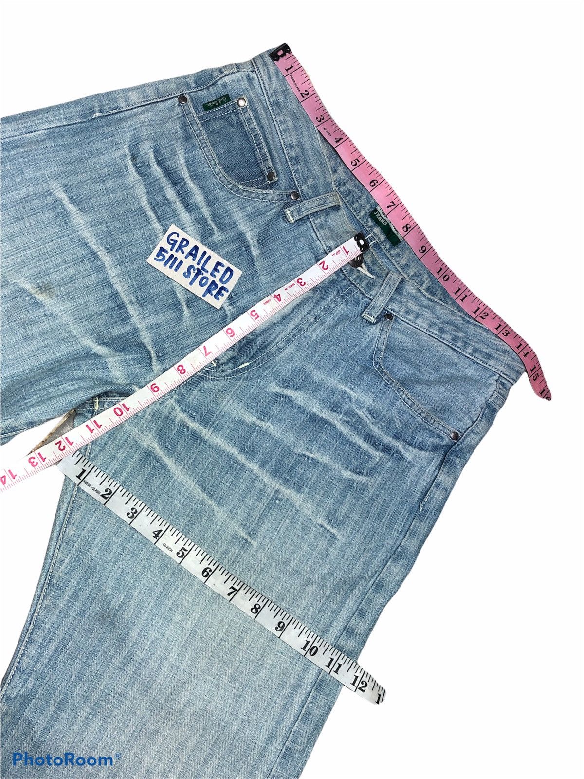 Paul Smith PAUL SMITH HERRINGBONE DENIM Size US 30 / EU 46 - 6 Thumbnail