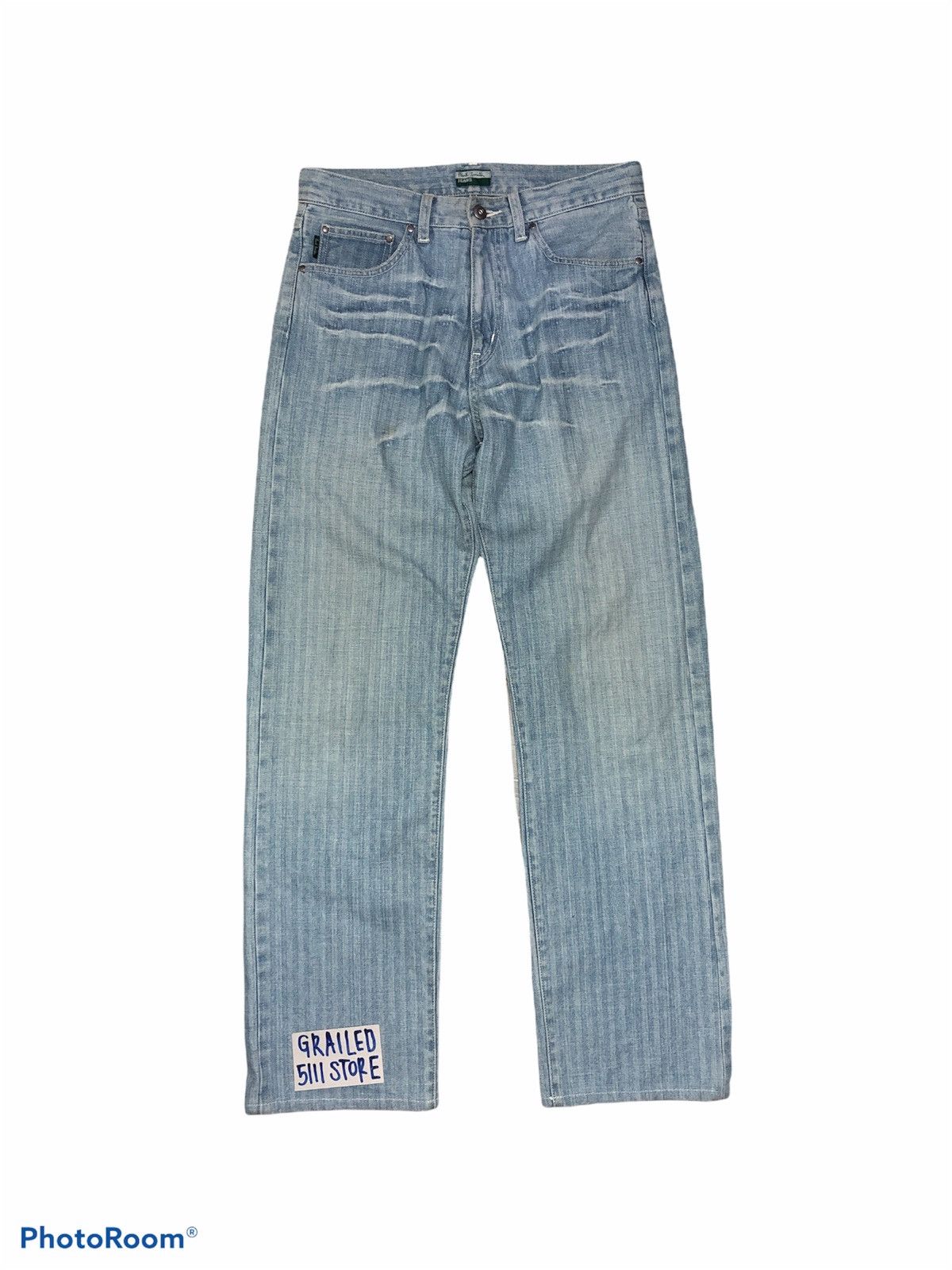 Paul Smith PAUL SMITH HERRINGBONE DENIM Size US 30 / EU 46 - 1 Thumbnail