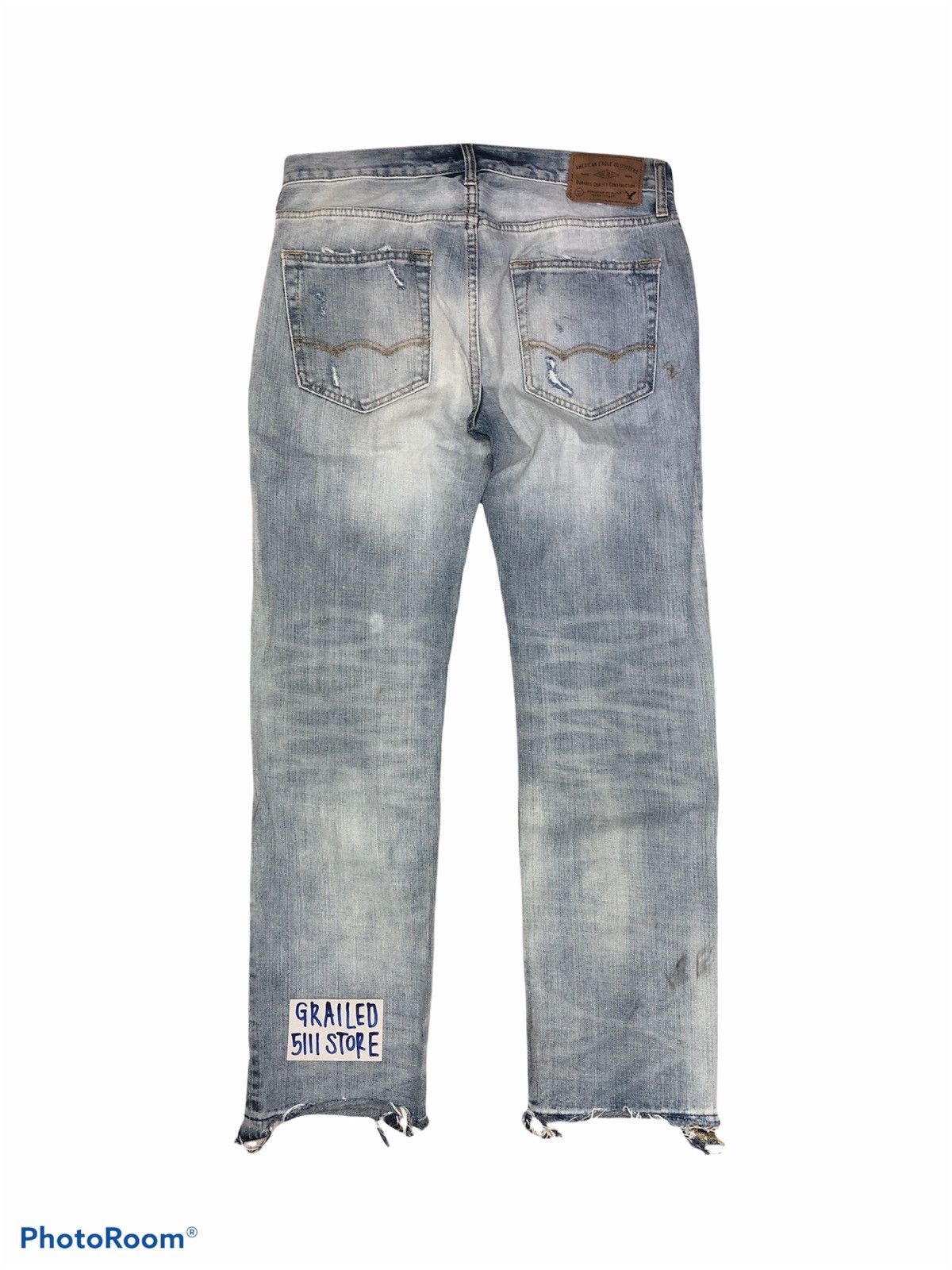 American Eagle Outfitters DISTRESSED DENIM BY AMERICAN EAGLE Size US 33 - 2 Thumbnail