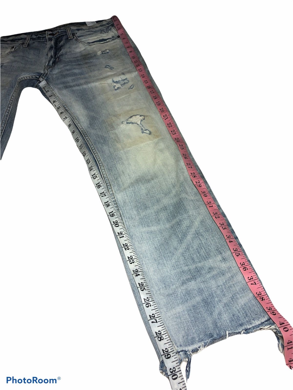 American Eagle Outfitters DISTRESSED DENIM BY AMERICAN EAGLE Size US 33 - 8 Thumbnail
