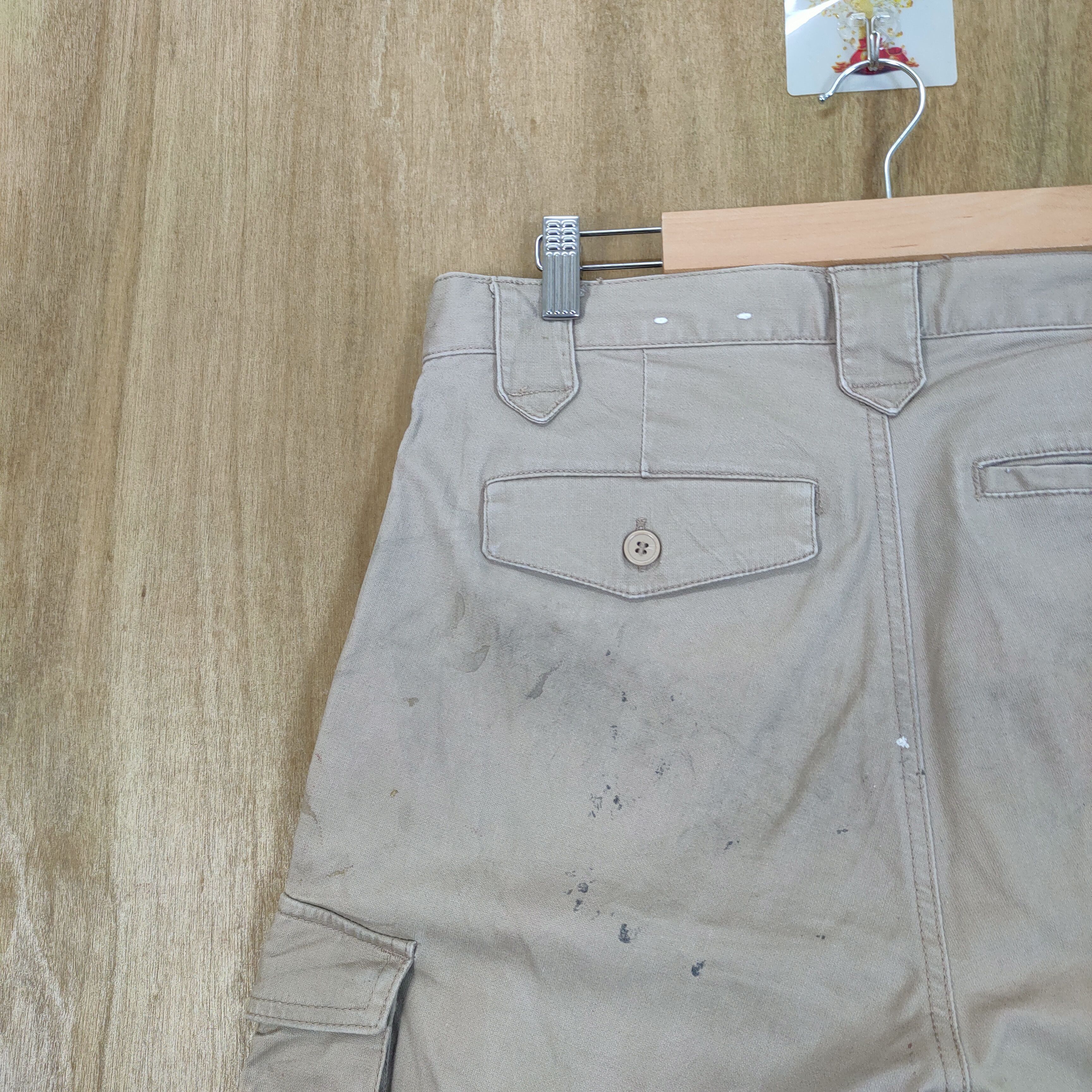 Japanese Brand JAPANES FADED RUSTY PAINT CARGO PANTS/ WORKWEAR PANTS Size US 32 / EU 48 - 11 Thumbnail