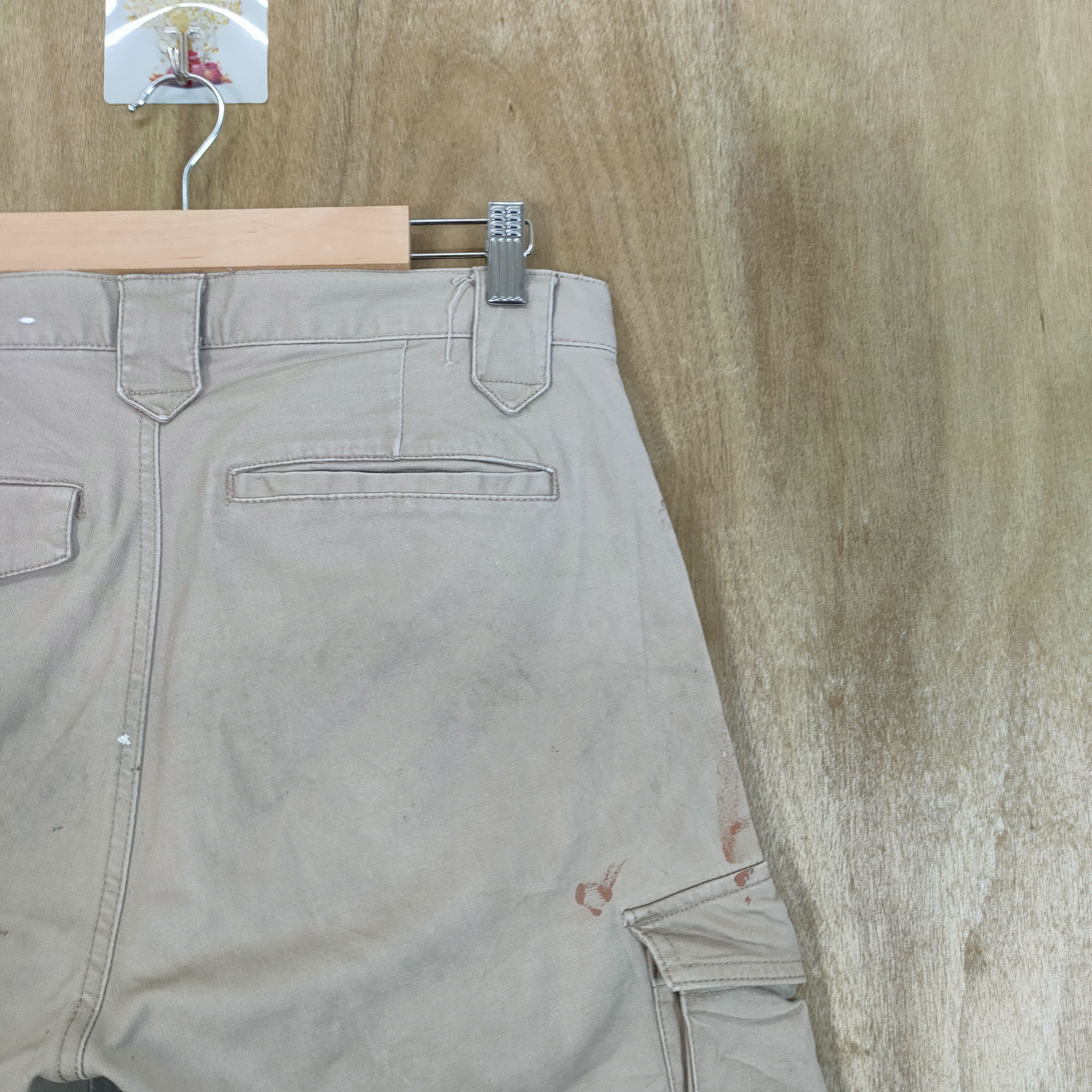 Japanese Brand JAPANES FADED RUSTY PAINT CARGO PANTS/ WORKWEAR PANTS Size US 32 / EU 48 - 12 Thumbnail