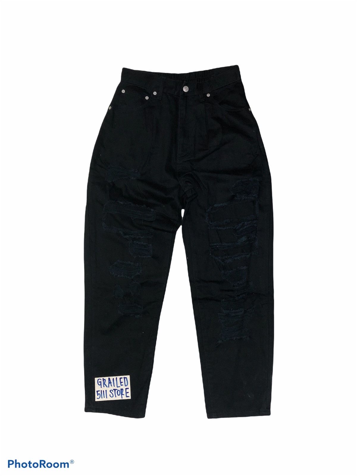 Japanese Brand BROWNY DISTRESSED DENIM Size US 27 - 1 Thumbnail