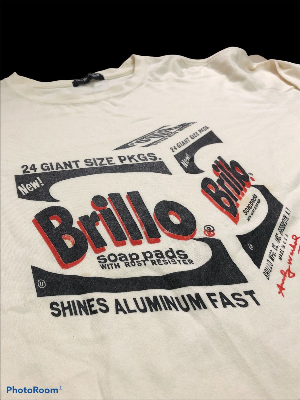 Andy Warhol × Vintage VTG ANDY WARHOL BRILLO LONG SLEEVE Size US L / EU 52-54 / 3 - 3 Thumbnail