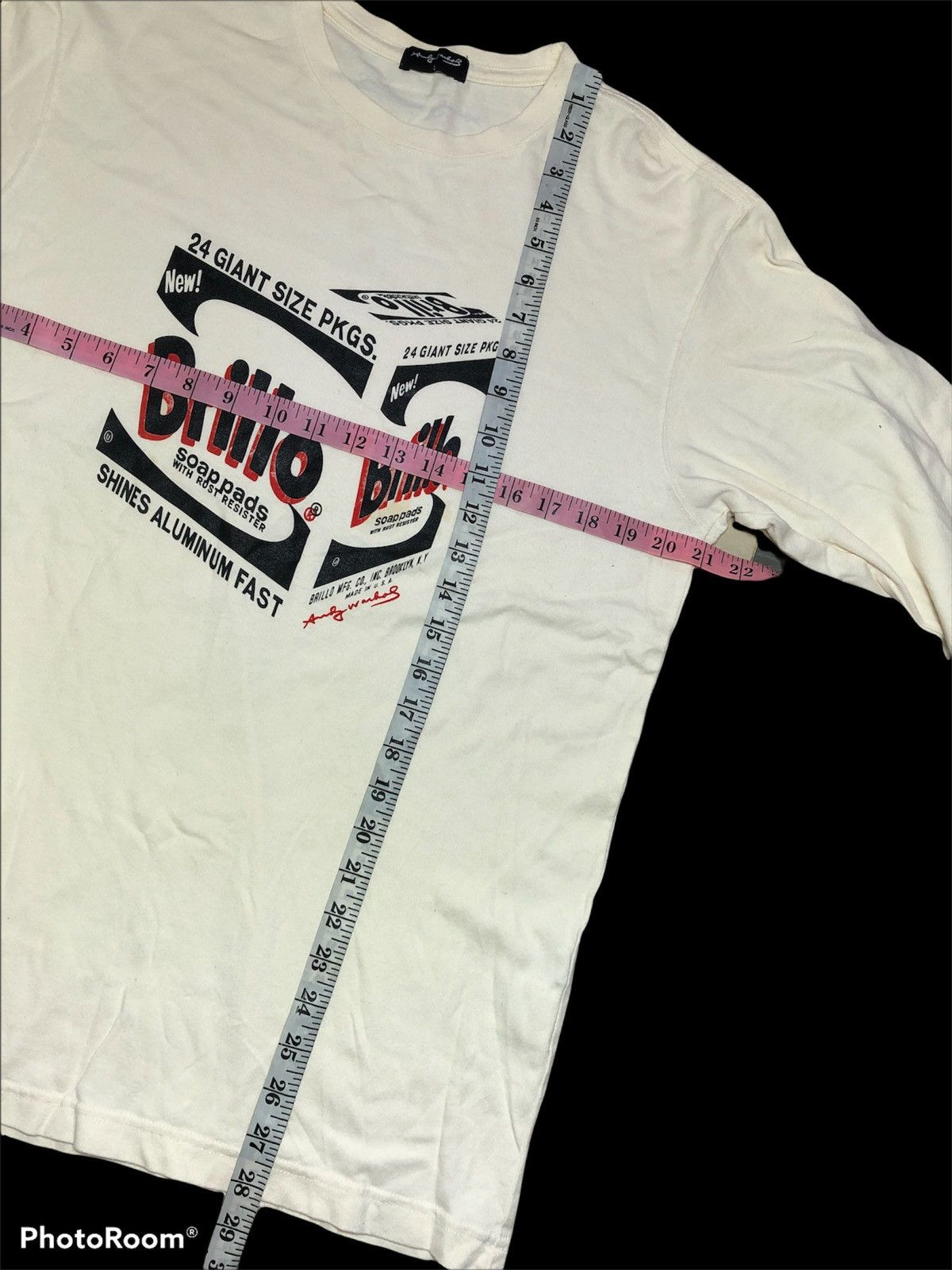 Andy Warhol × Vintage VTG ANDY WARHOL BRILLO LONG SLEEVE Size US L / EU 52-54 / 3 - 8 Thumbnail