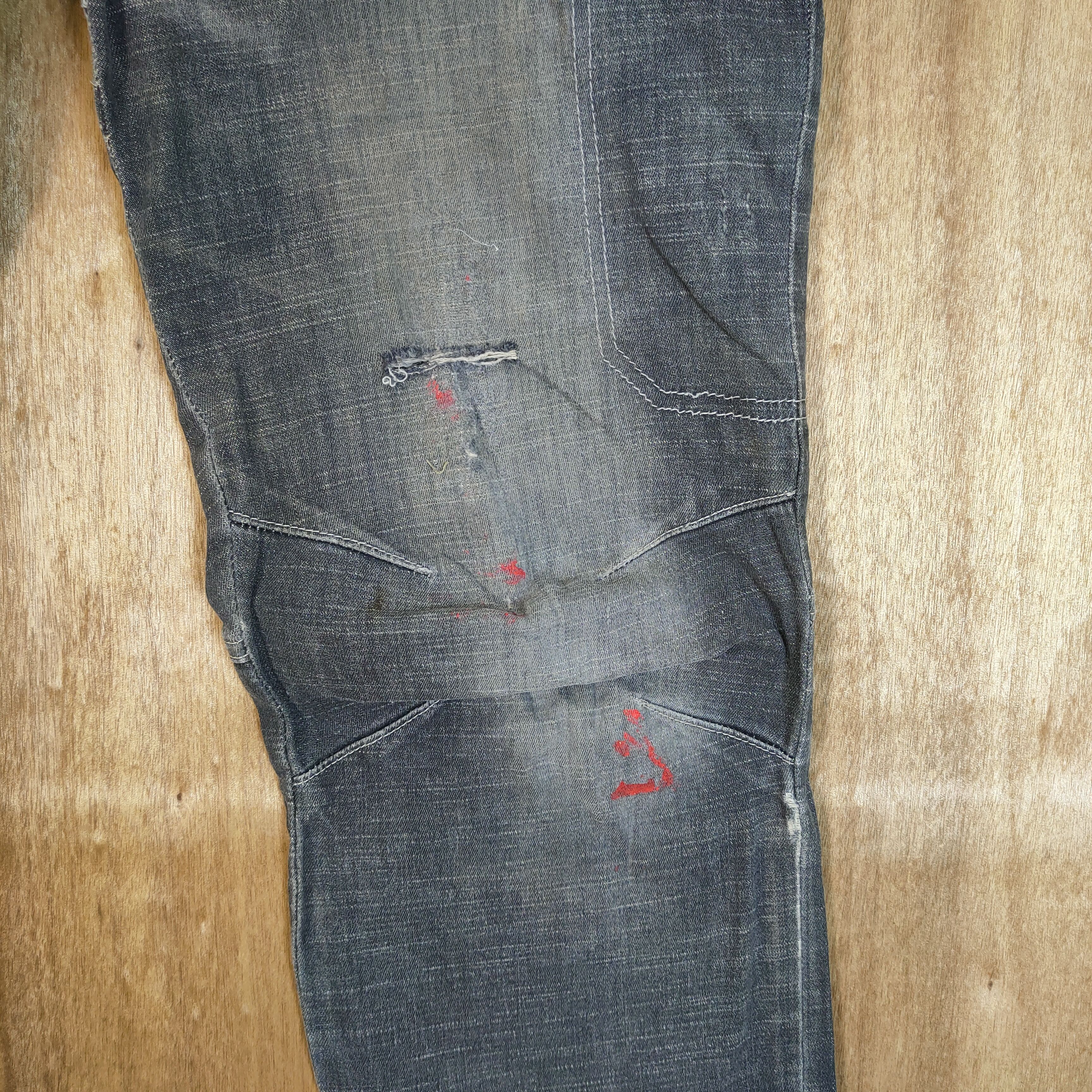 Japanese Brand VINTAGE DISTRESSED FADED RUSTY BLACK CARGO PANTS Size US 32 / EU 48 - 4 Thumbnail