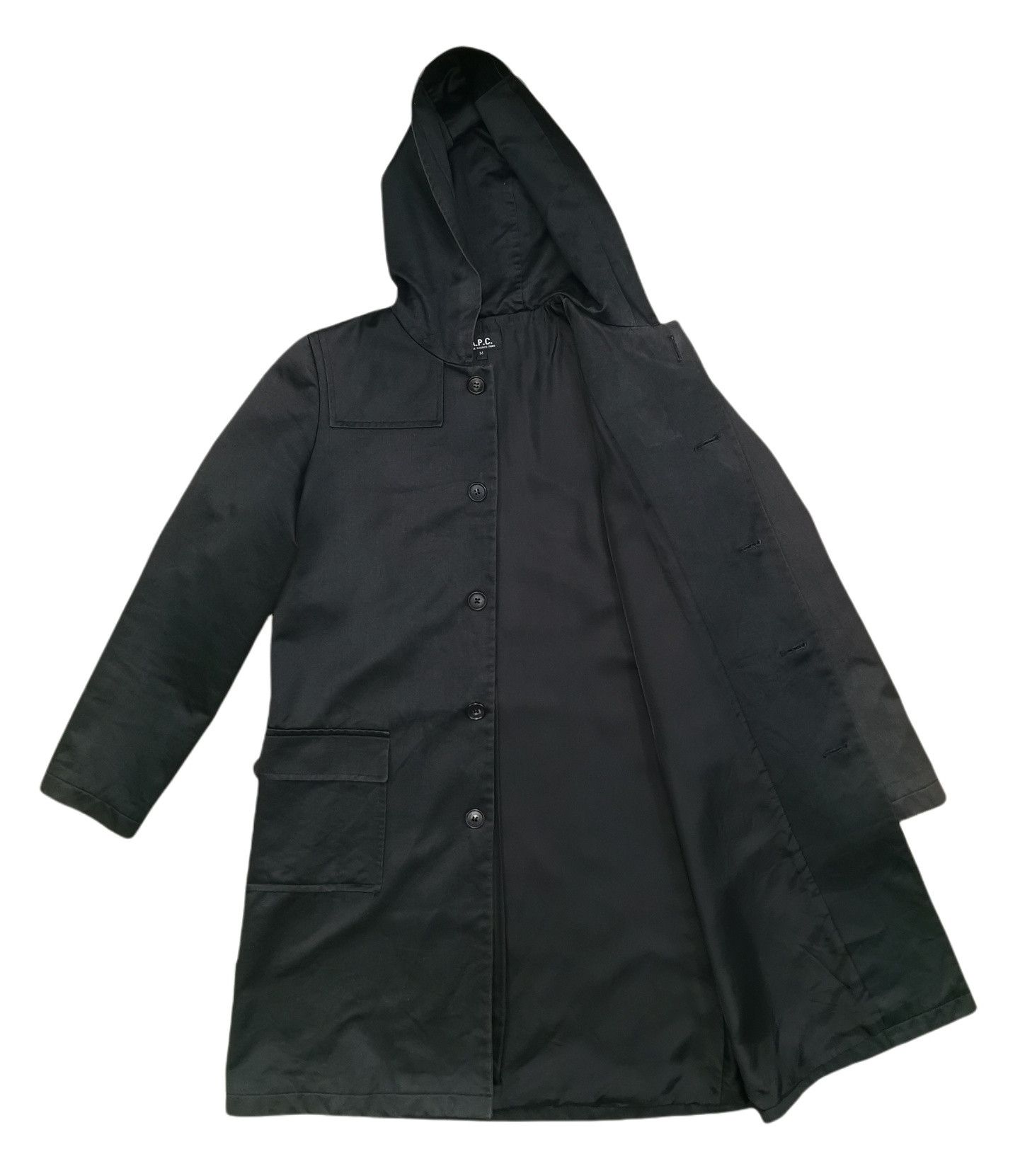 Trench Coat Hoodie Jacket