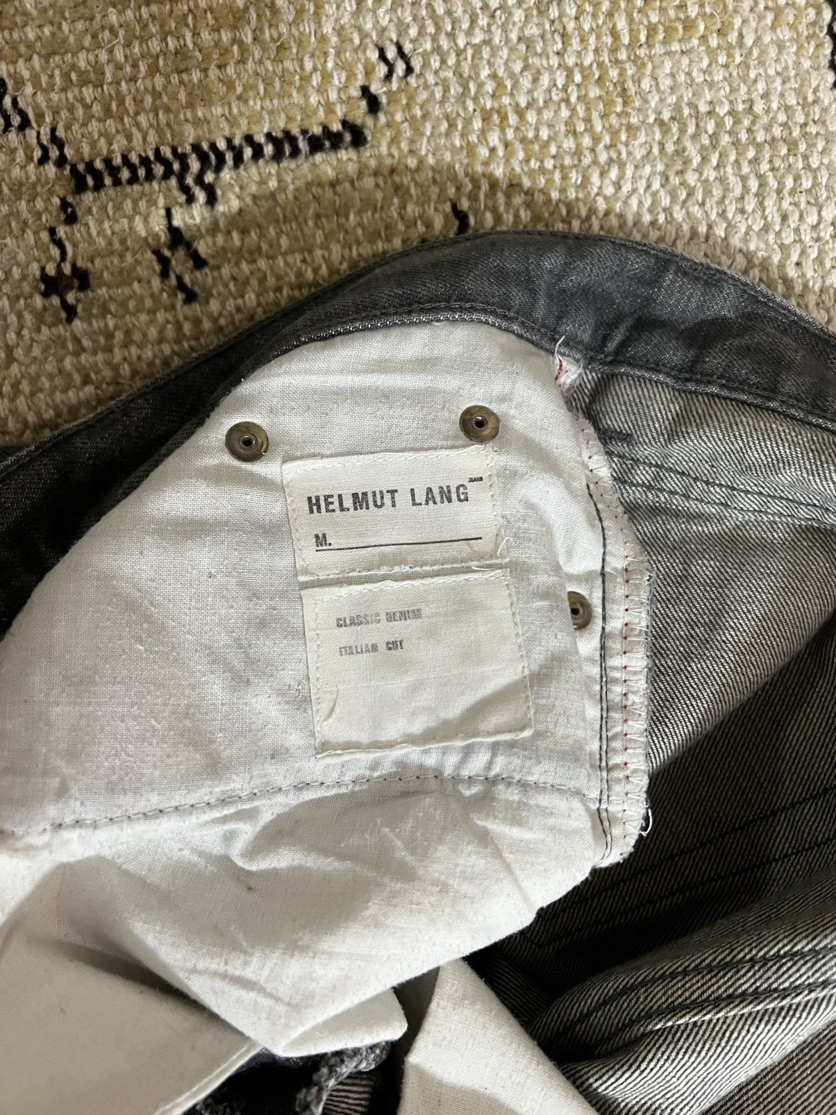 Helmut lang classic denim italian cut