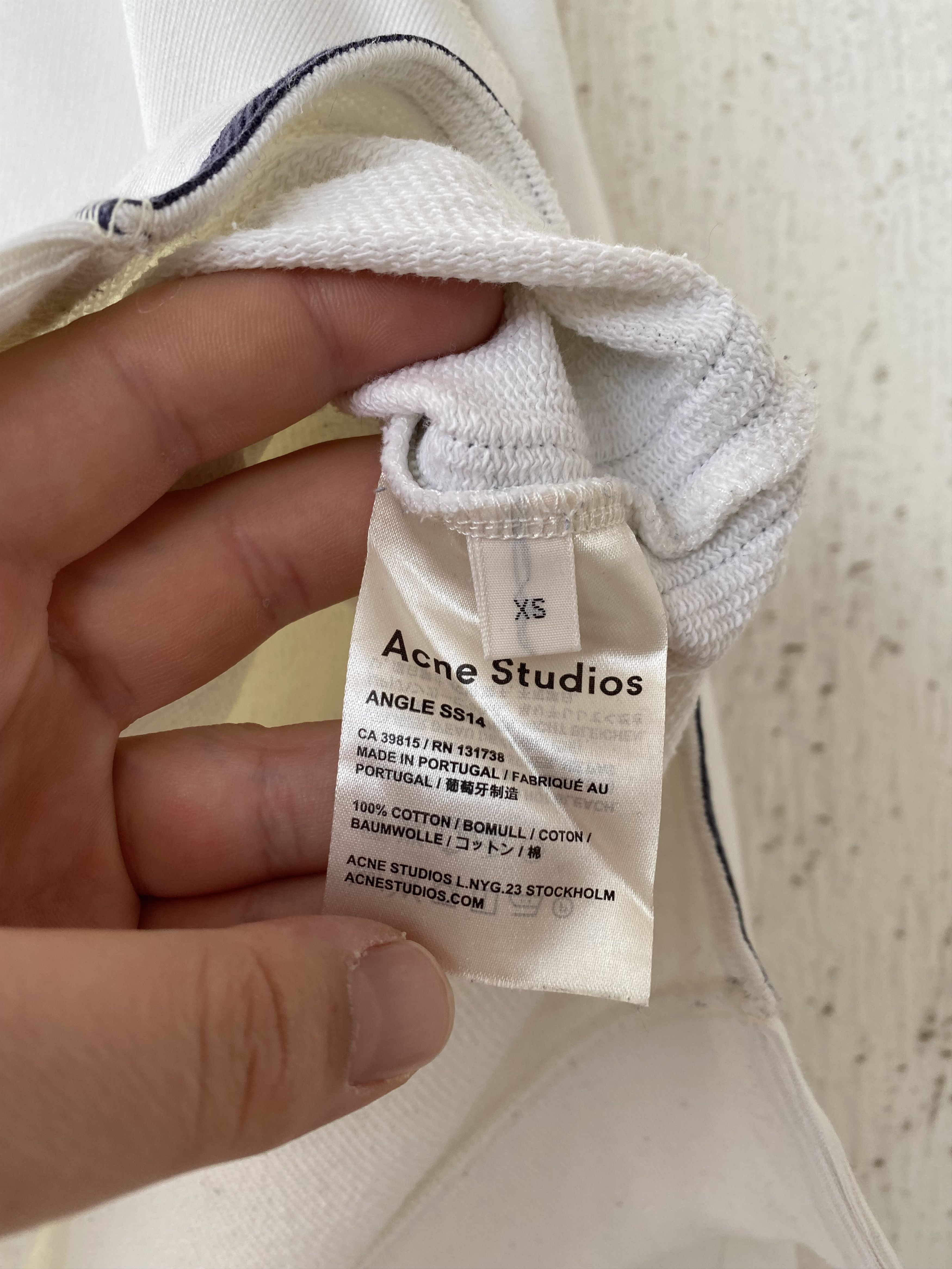 Acne Studios cropped sweatshirt Size US S / EU 44-46 / 1 - 5 Thumbnail