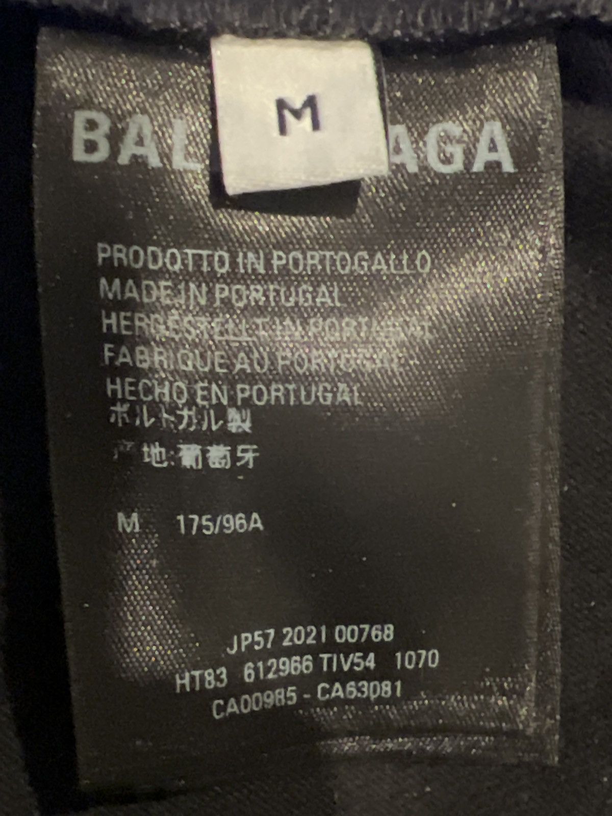 Balenciaga Copyright Medium Fit T-Shirt in Black Size US M / EU 48-50 / 2 - 7 Thumbnail