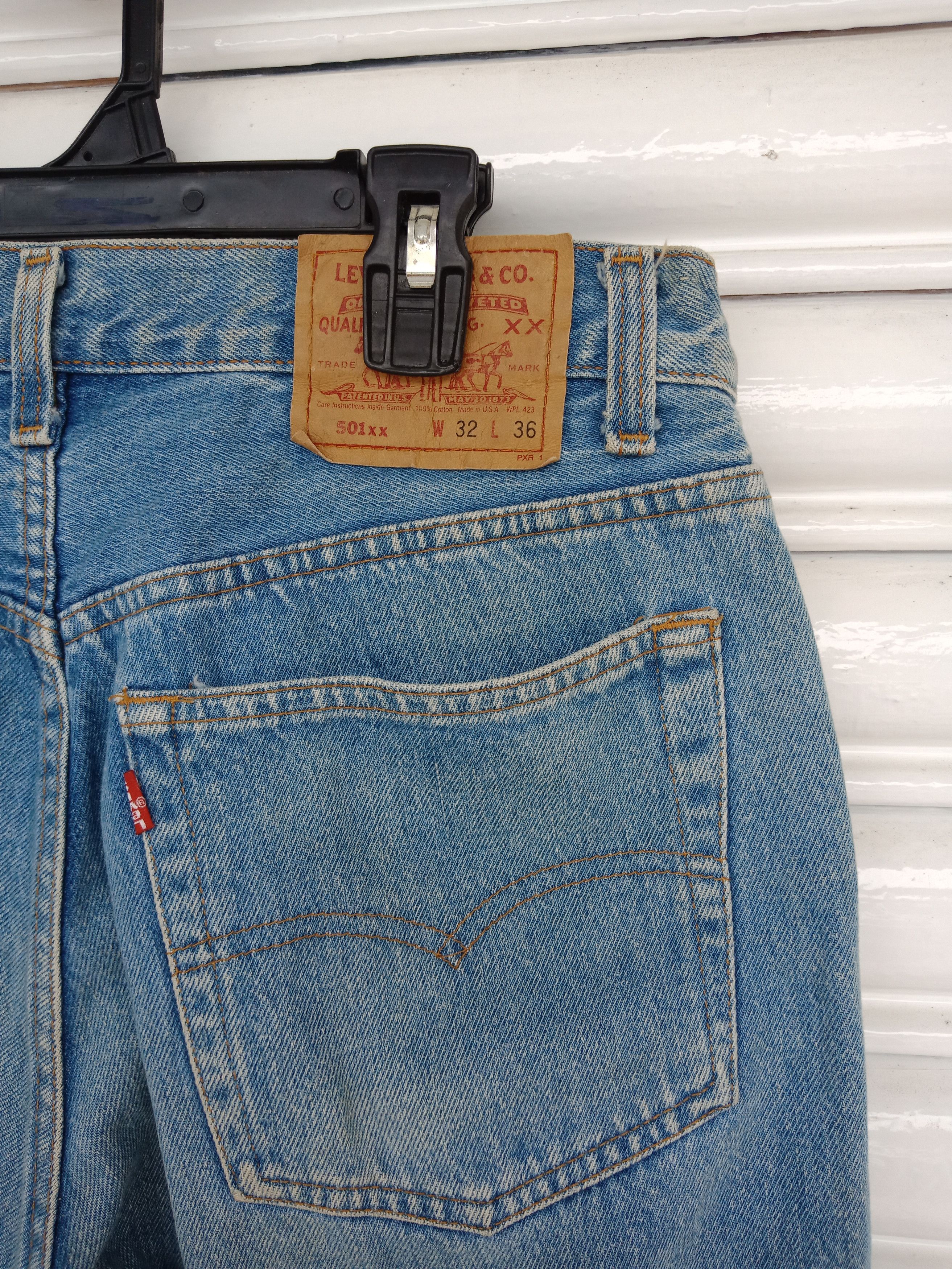Levi's Vintage Levis 501xx Mudwash Made in USA Size US 30 / EU 46 - 7 Thumbnail
