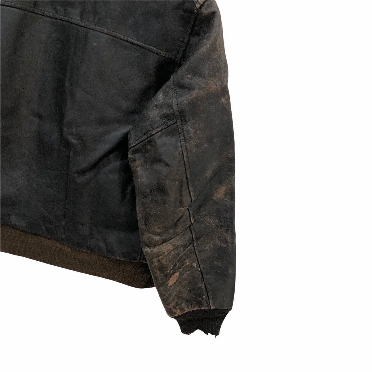 Vintage Vintage 50s Steerhide Leather Jacket Conmatic Zipper Size US M / EU 48-50 / 2 - 4 Thumbnail