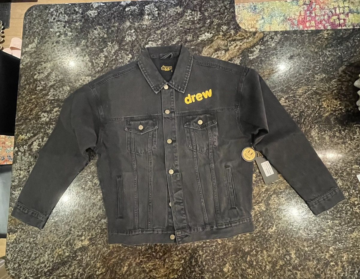 drew house oversized mascot trucker jacket vintage color