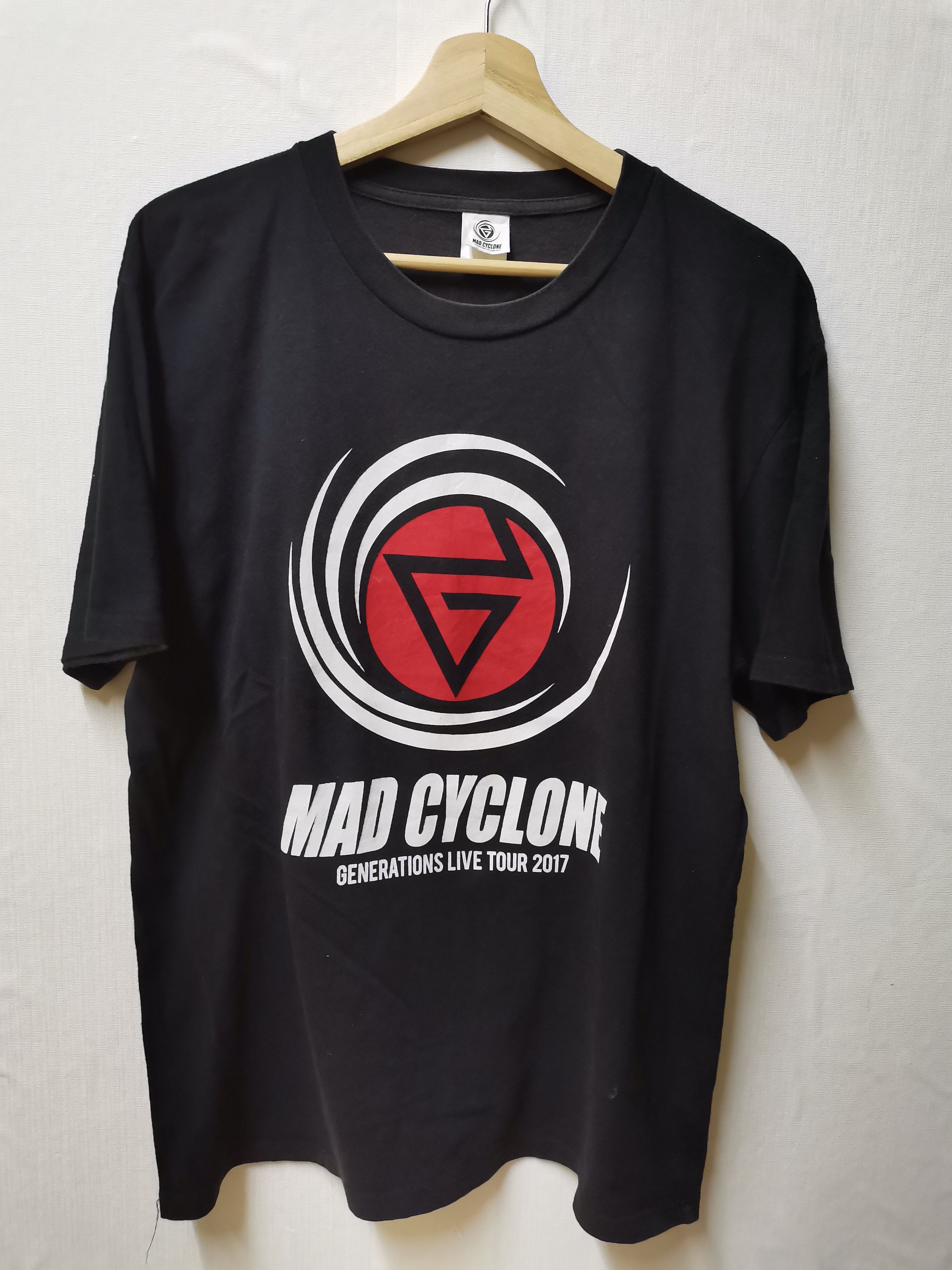Japanese Brand GENERATIONS LIVE TOUR 2017 MAD CYCLONE TSHIRT | Grailed