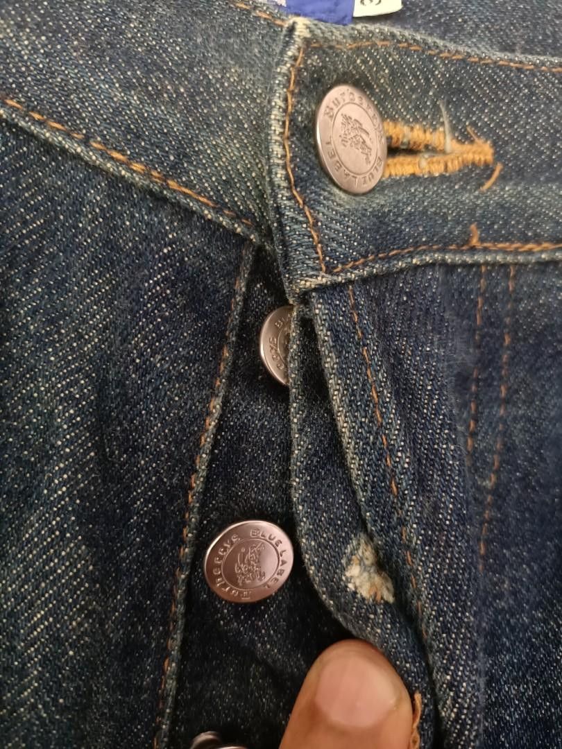 Burberry Burberrys Blue Label Raw Selvedge Denim Japan W31 Size US 31 - 4 Thumbnail