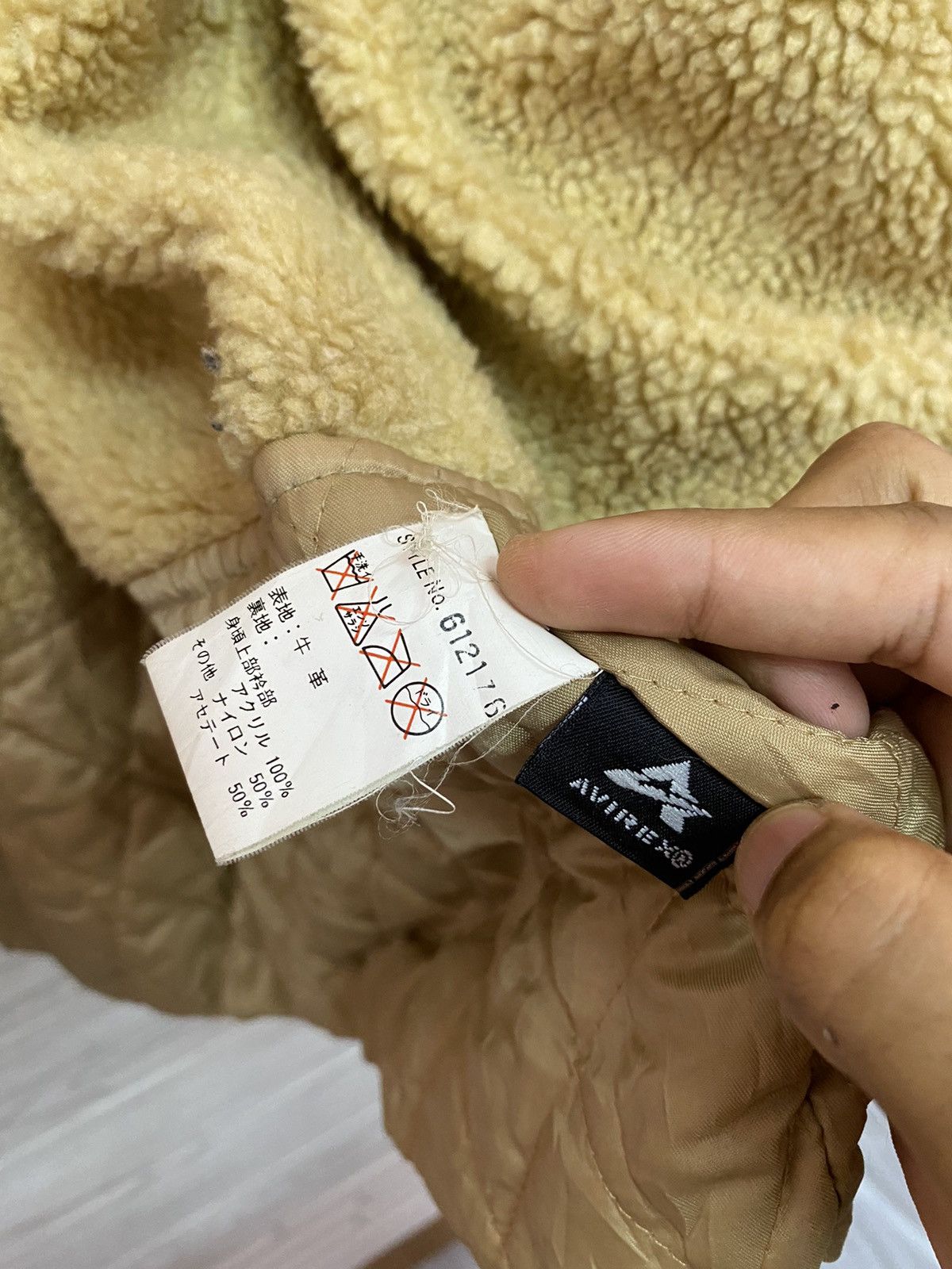 Avirex STEAL🔥VINTAGE AVIREX LTD SHEARLING LEATHER JACKET Size US XL / EU 56 / 4 - 15 Thumbnail