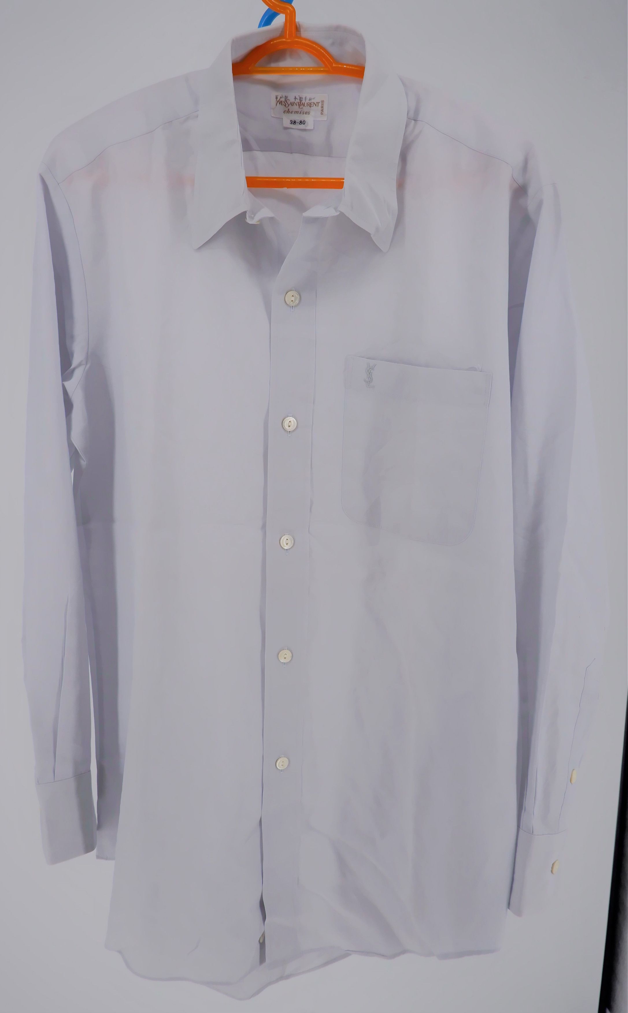 Yves saint laurent white shirt sales