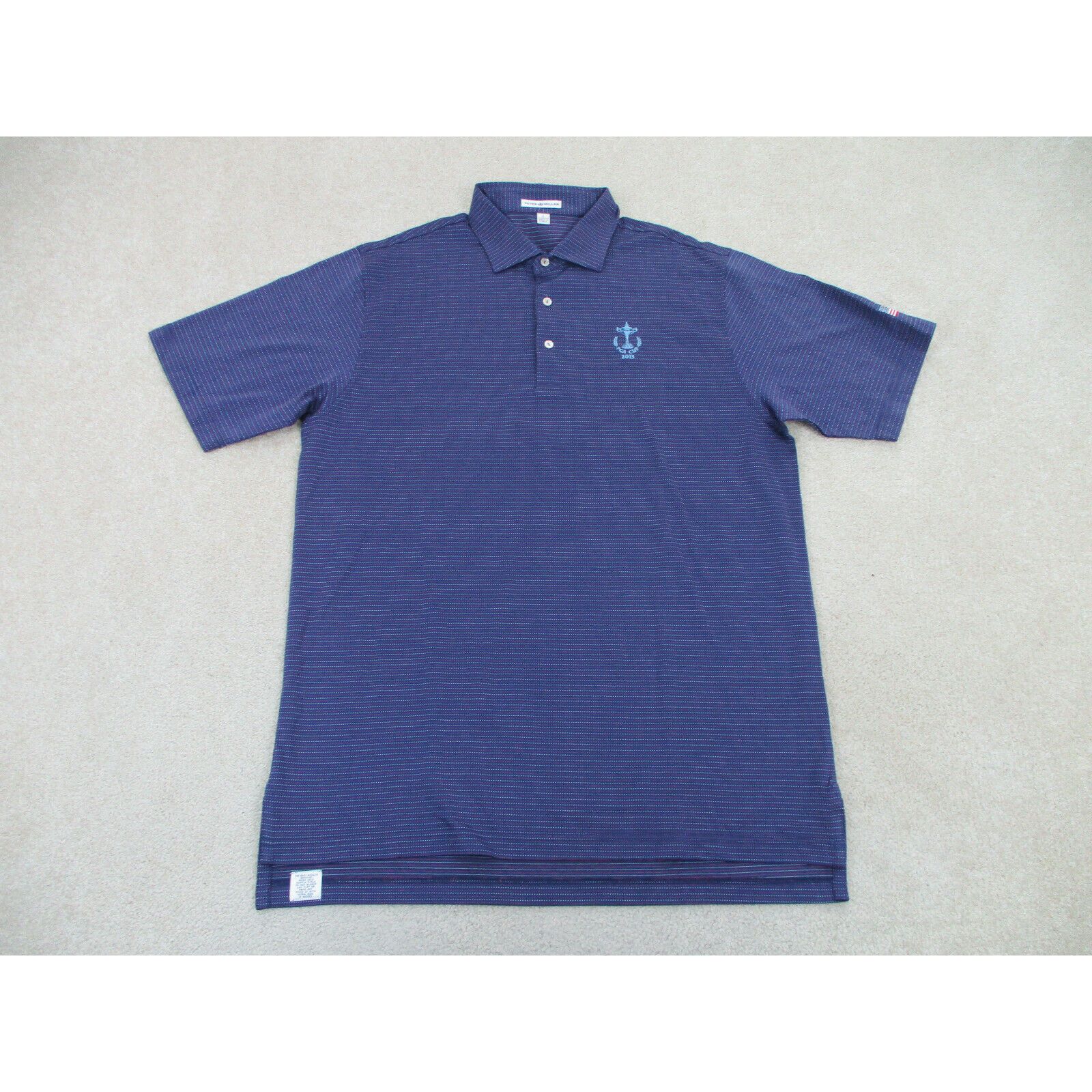 Peter Millar Peter Millar Polo Shirt Adult Large Blue Red