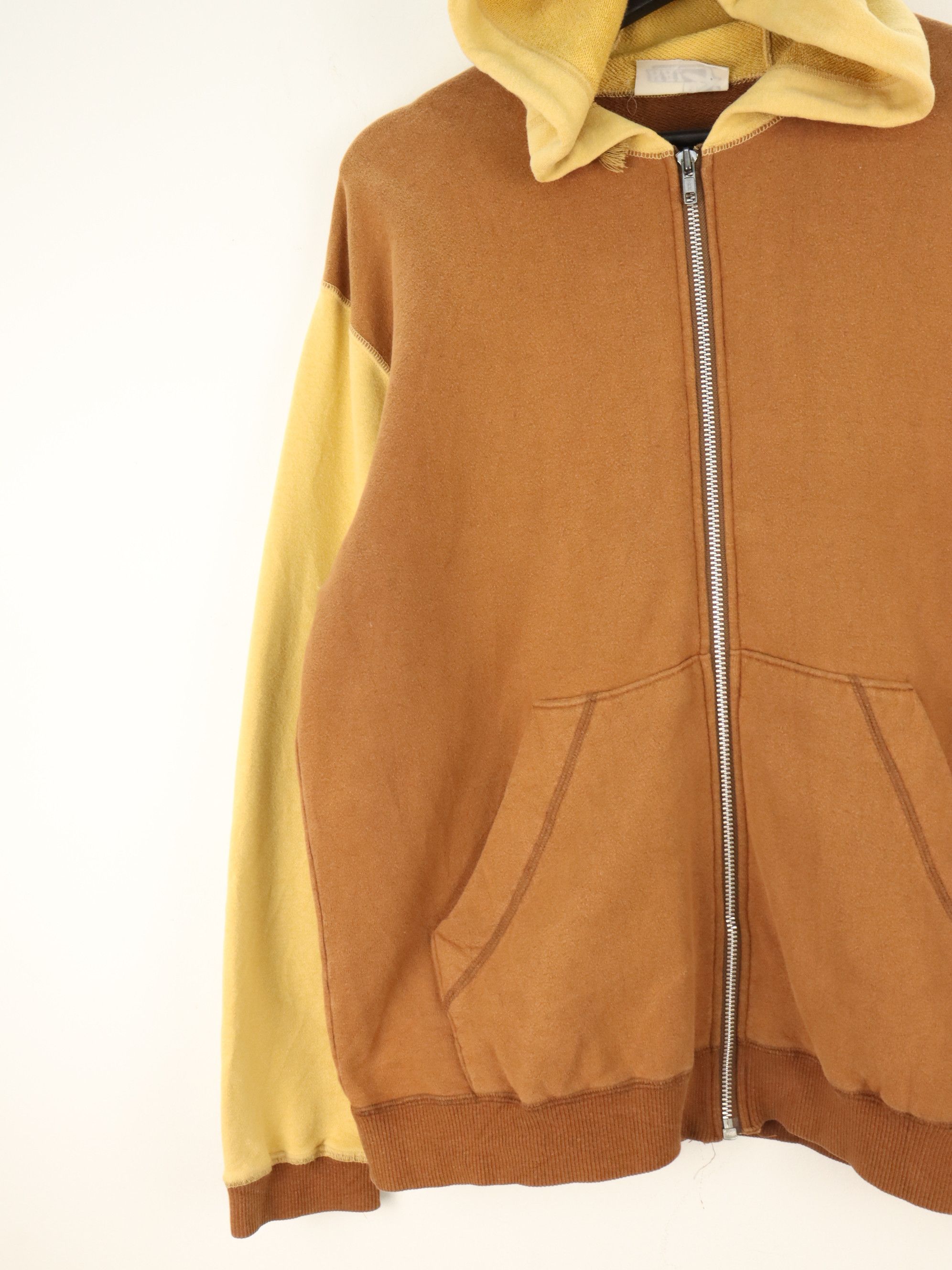 Hai Sporting Gear 80's Two Tone HSG Zipper Hoodie by ISSEY MIYAKE Size US M / EU 48-50 / 2 - 5 Thumbnail