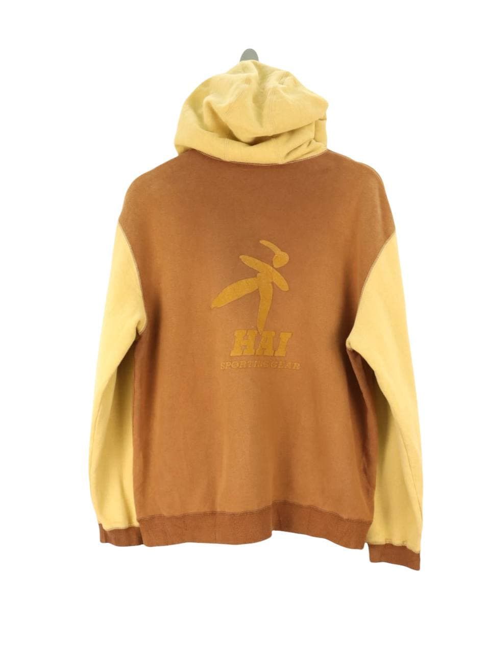 Hai Sporting Gear 80's Two Tone HSG Zipper Hoodie by ISSEY MIYAKE Size US M / EU 48-50 / 2 - 3 Thumbnail