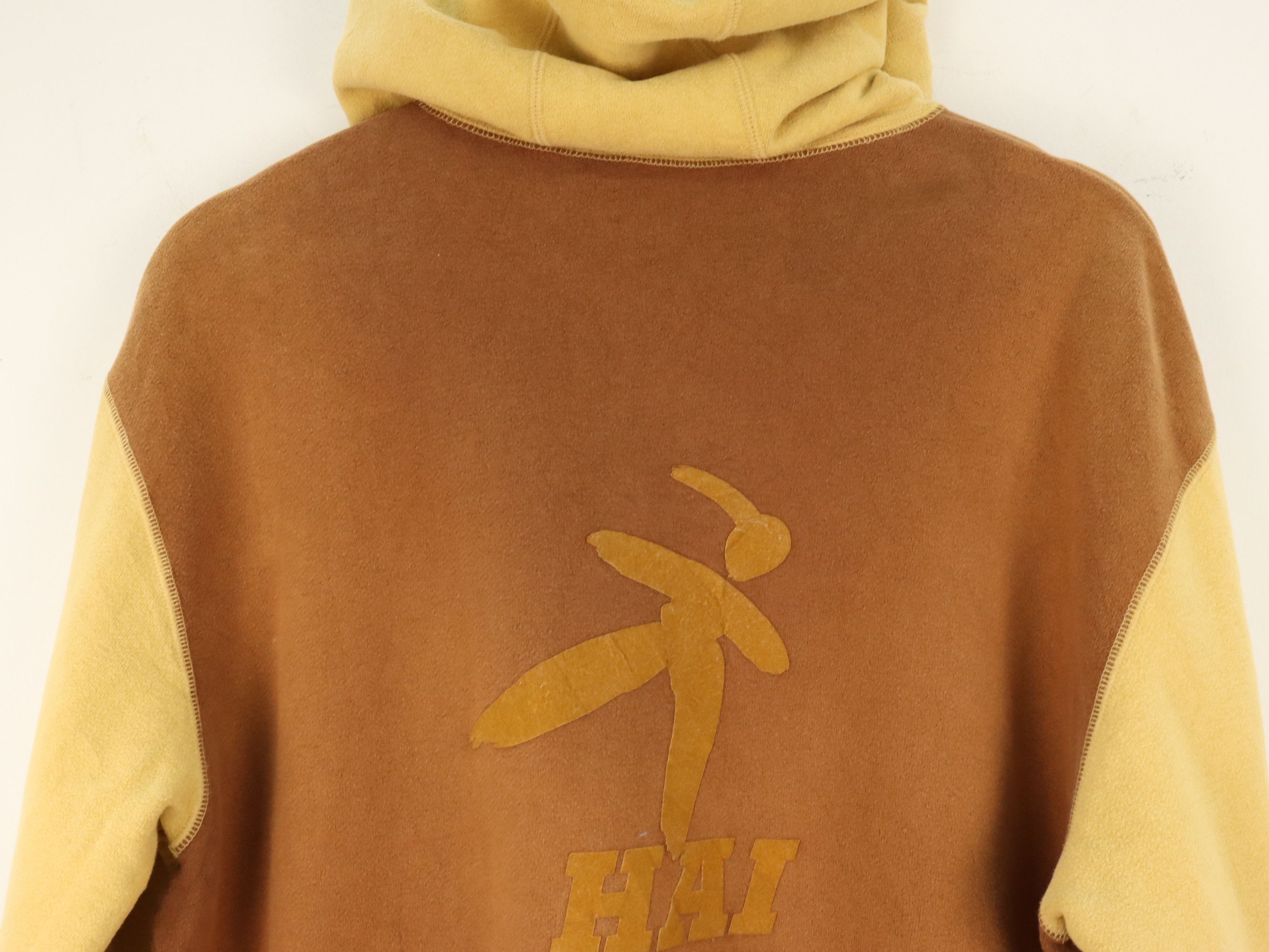 Hai Sporting Gear 80's Two Tone HSG Zipper Hoodie by ISSEY MIYAKE Size US M / EU 48-50 / 2 - 9 Thumbnail
