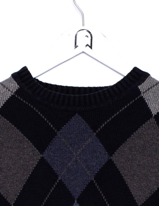 Saddlebred Vintage Saddlebred Sweater Caro Pattern Navy | Grailed