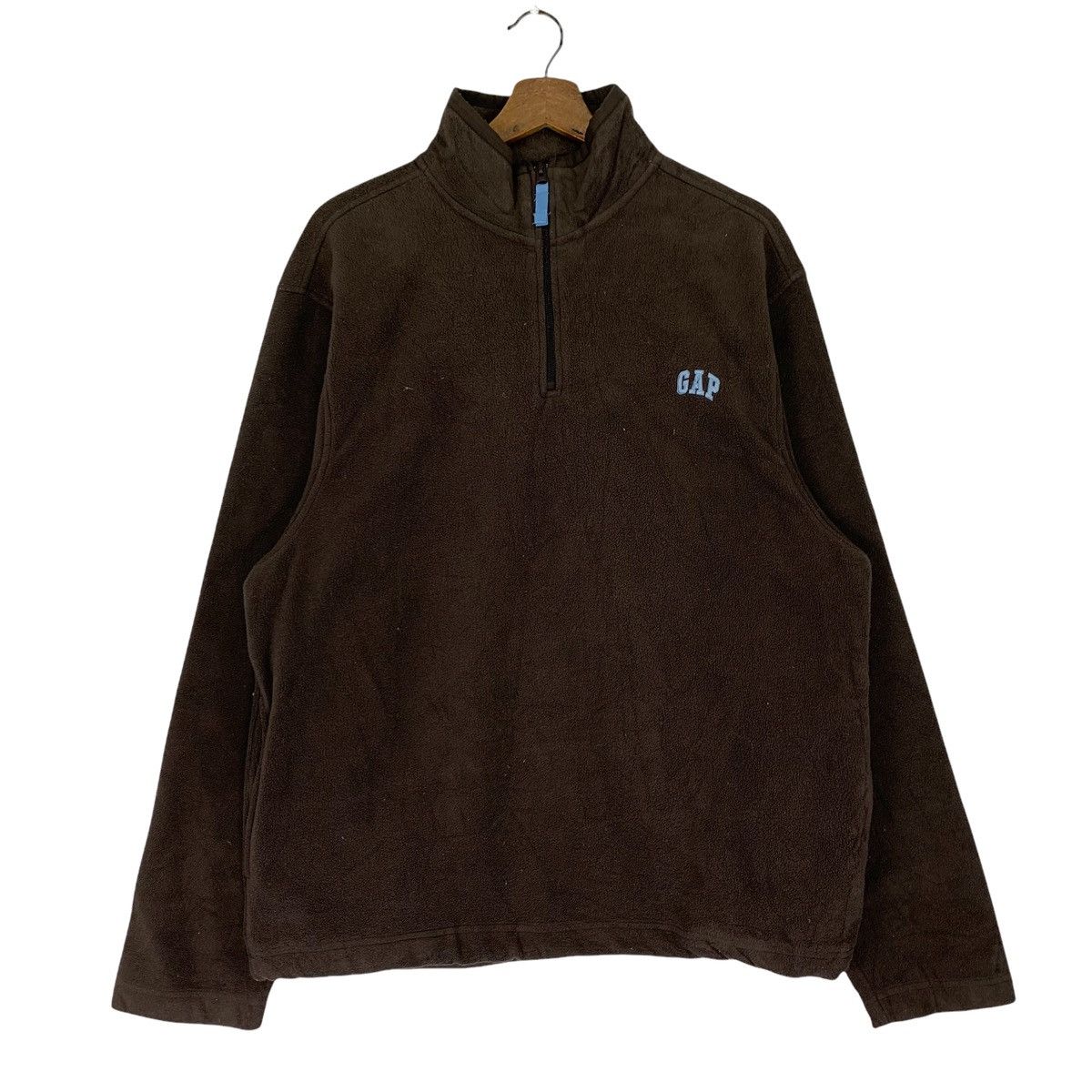 Gap Vintage Gap Kanye West Halfzip Sweatshirt Size US L / EU 52-54 / 3 - 1 Thumbnail