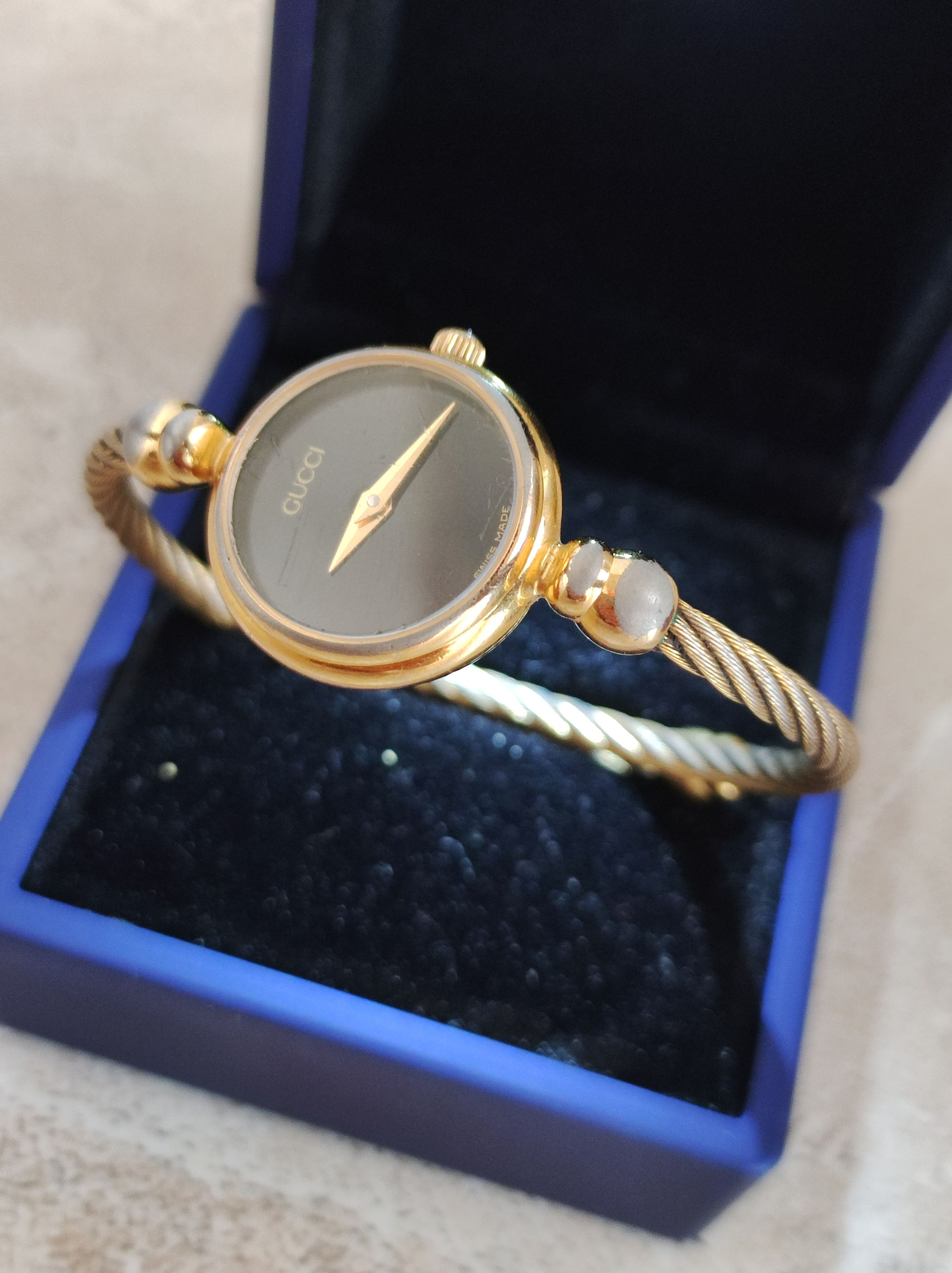 Gucci Vintage GUCCI 2700L Twisted Cable Bangle Watch Grailed