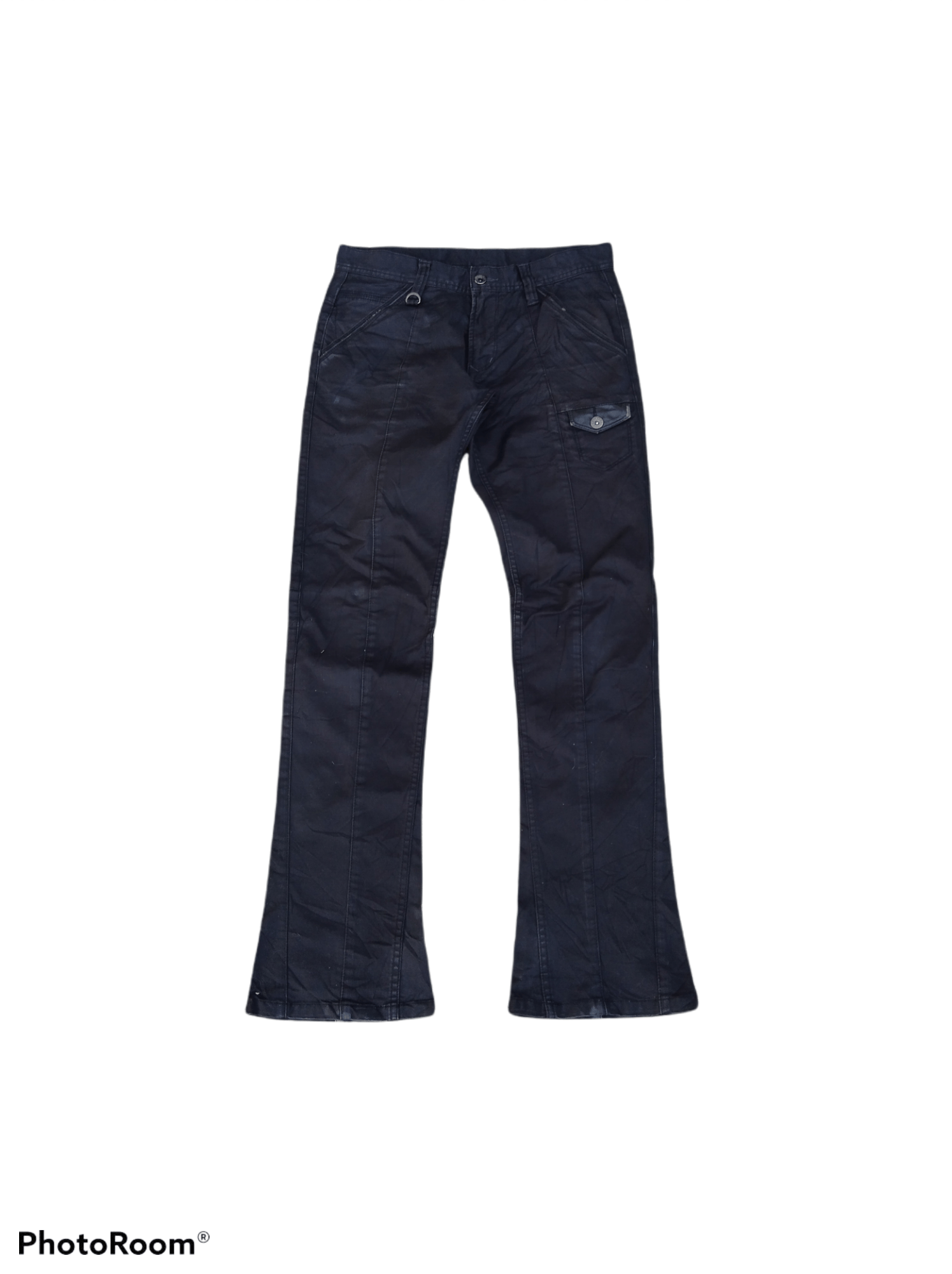 Japanese Brand × Matsuda FLARE🔥 BUSHPANTS BLACK PLAIN HIDEAWAYS NICOL PANTS Size US 31 - 1 Thumbnail