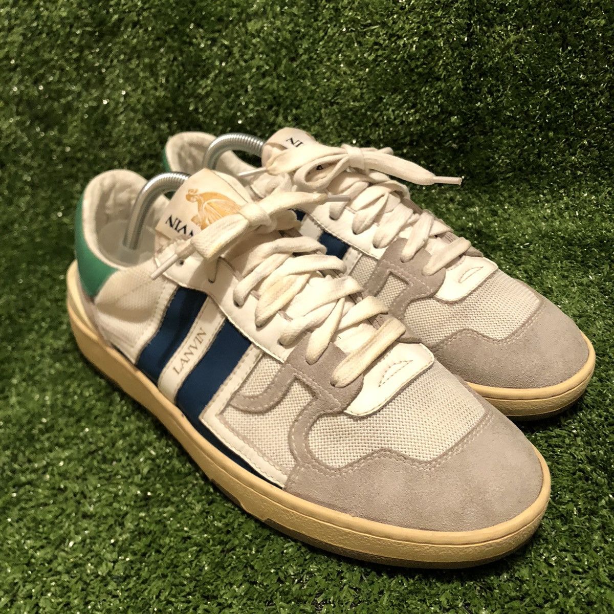スニーカー LANVIN Tennis Low Top Sneakers - Lanvin - Leather - White Lanvin Clay Leather low-top Sneakers | White | FARFETCH