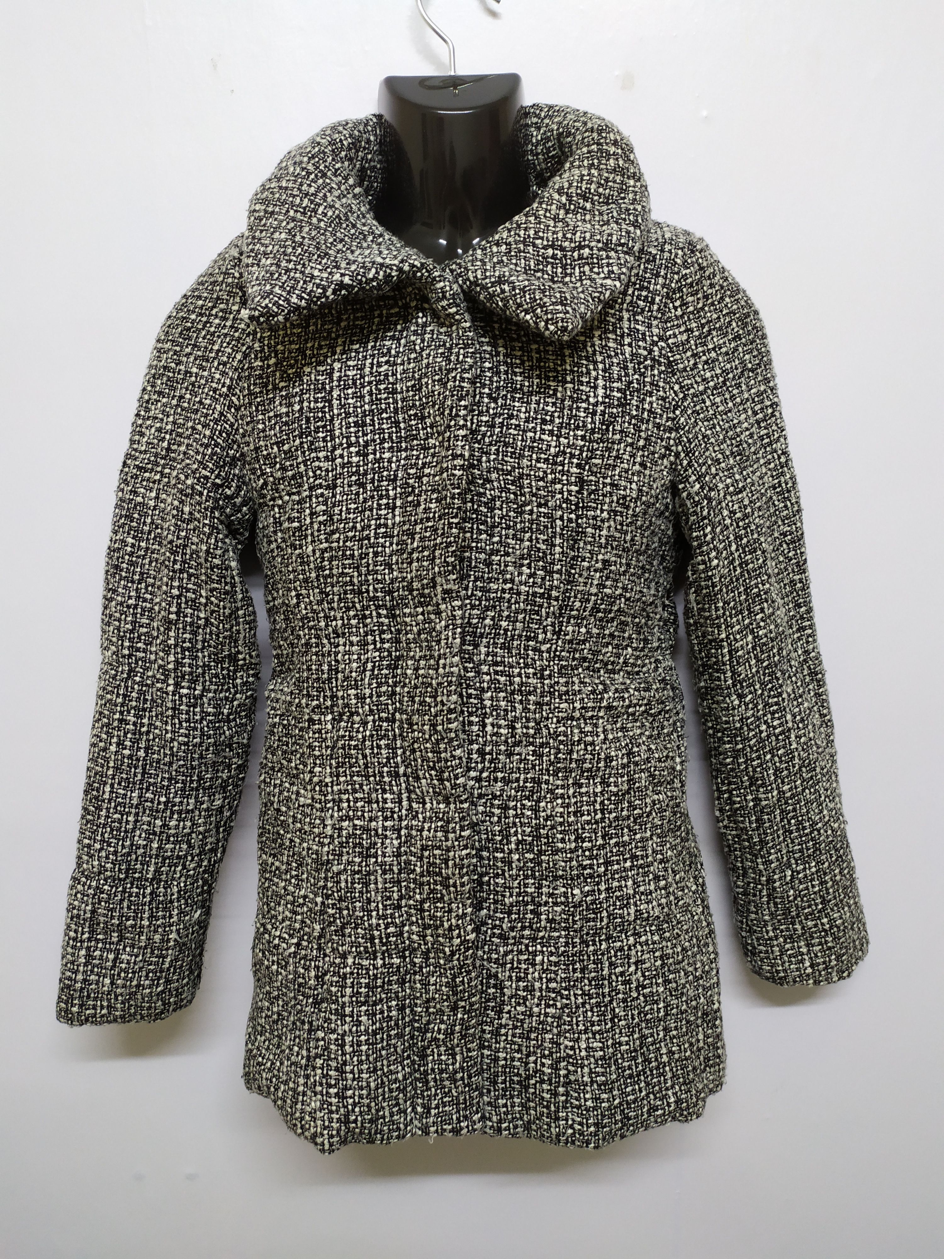 image of Lip Service Knit Wool Jacket in Black White, Men's (Size Medium)