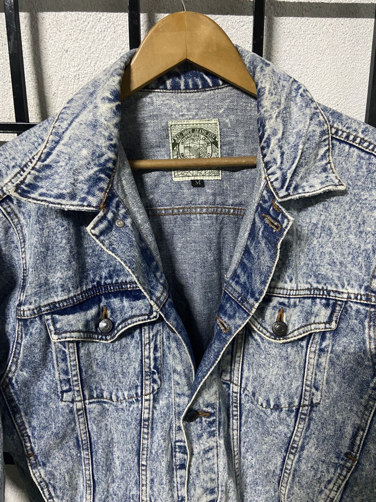 Vintage Vintage Mac Hope Acid Wash Trucker Denim Jacket Size US M / EU 48-50 / 2 - 4 Thumbnail