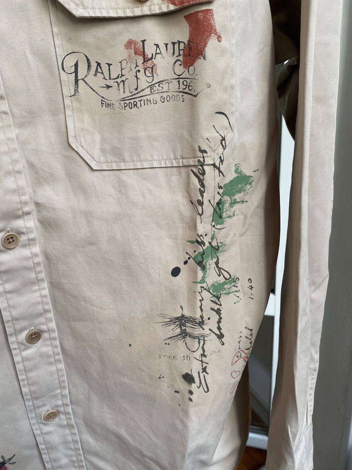 Polo Ralph Lauren × Ralph Lauren × Vintage Vintage Polo Ralph Lauren Button Shirt Size US L / EU 52-54 / 3 - 6 Thumbnail