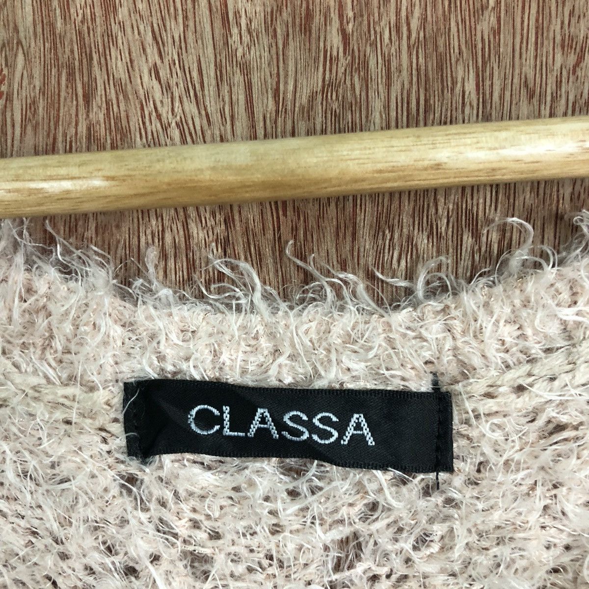 Homespun Knitwear DLL Classa Peach Mohair Shag Shaggy Knitwear #c429 Size M / US 6-8 / IT 42-44 - 8 Thumbnail
