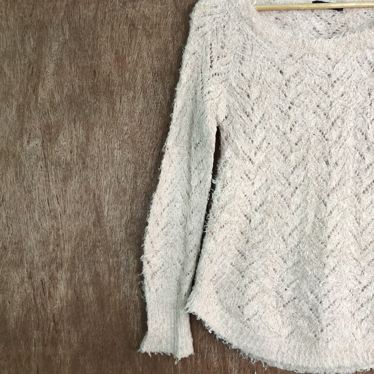 Homespun Knitwear DLL Classa Peach Mohair Shag Shaggy Knitwear #c429 Size M / US 6-8 / IT 42-44 - 7 Thumbnail