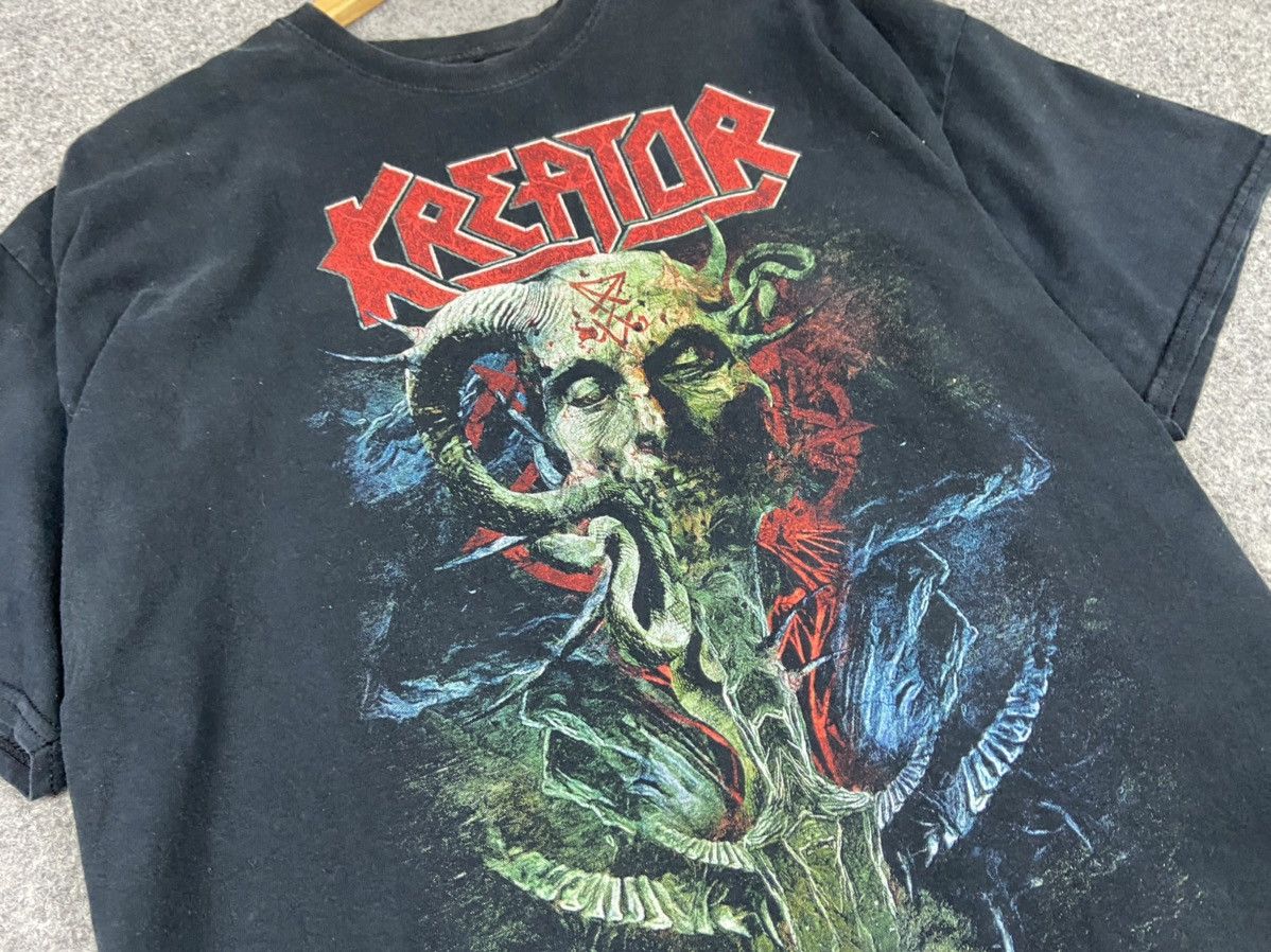 Vintage Kreator Satan is real T-shirt Size US XL / EU 56 / 4 - 4 Thumbnail