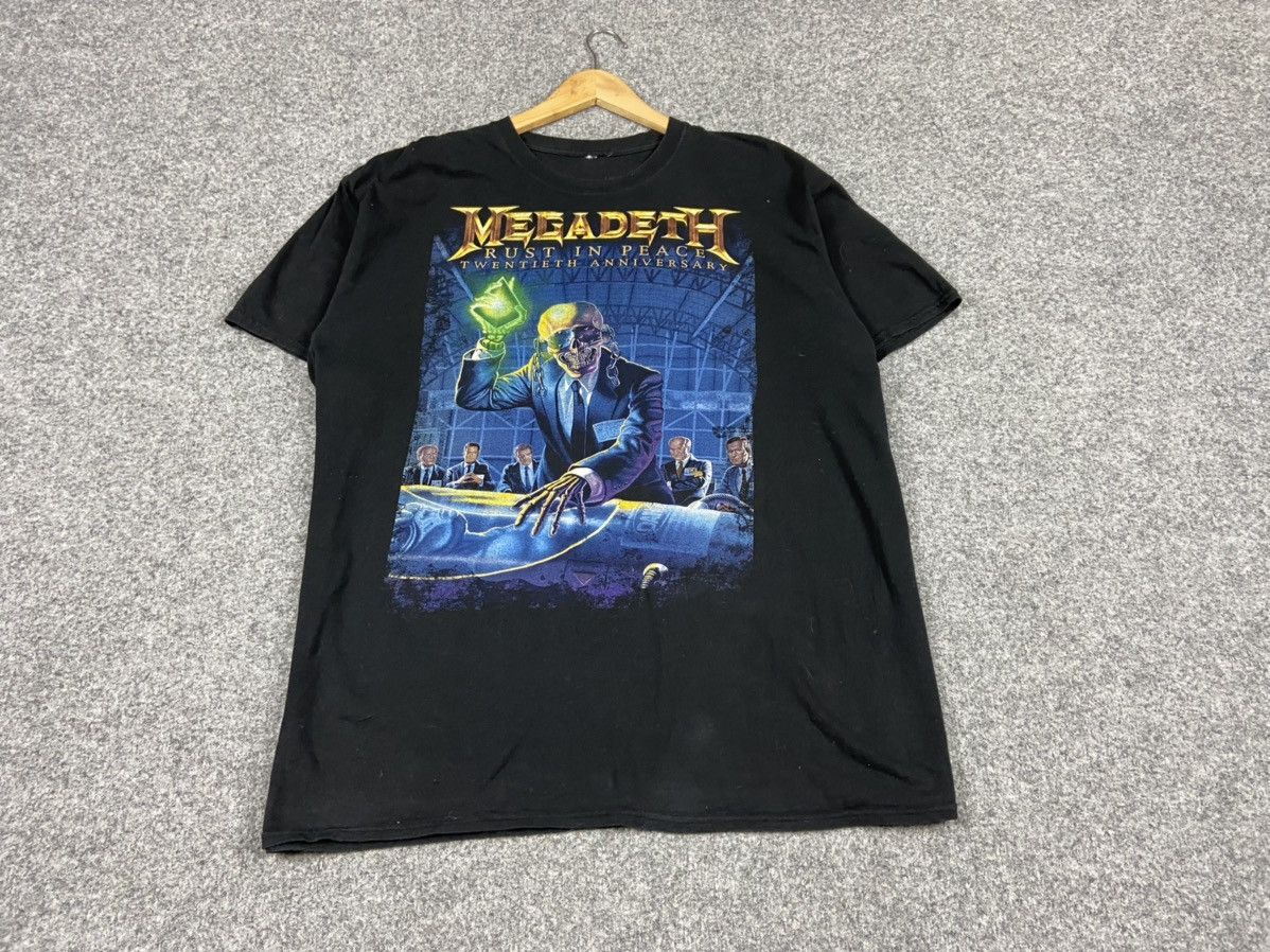 Vintage Megadeath rust in peace T-shirt Size US XL / EU 56 / 4 - 2 Thumbnail