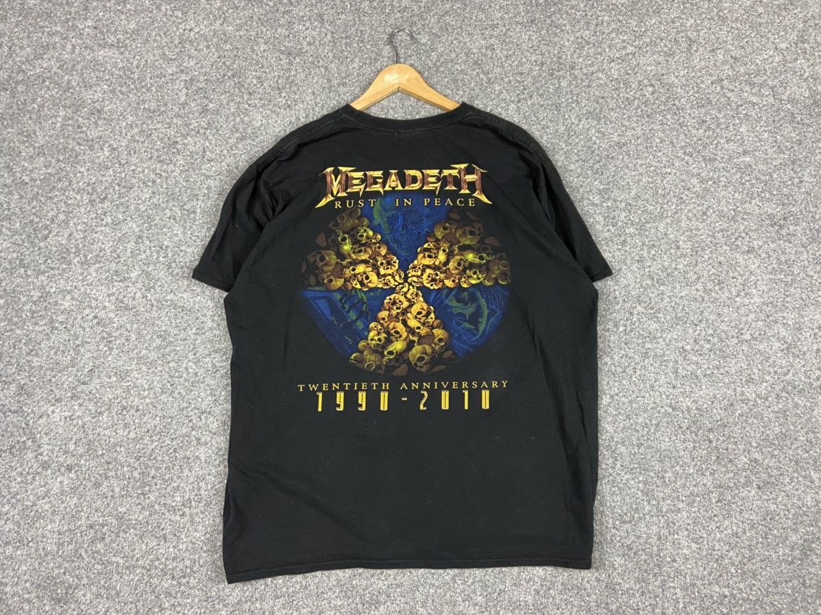 Vintage Megadeath rust in peace T-shirt Size US XL / EU 56 / 4 - 8 Thumbnail