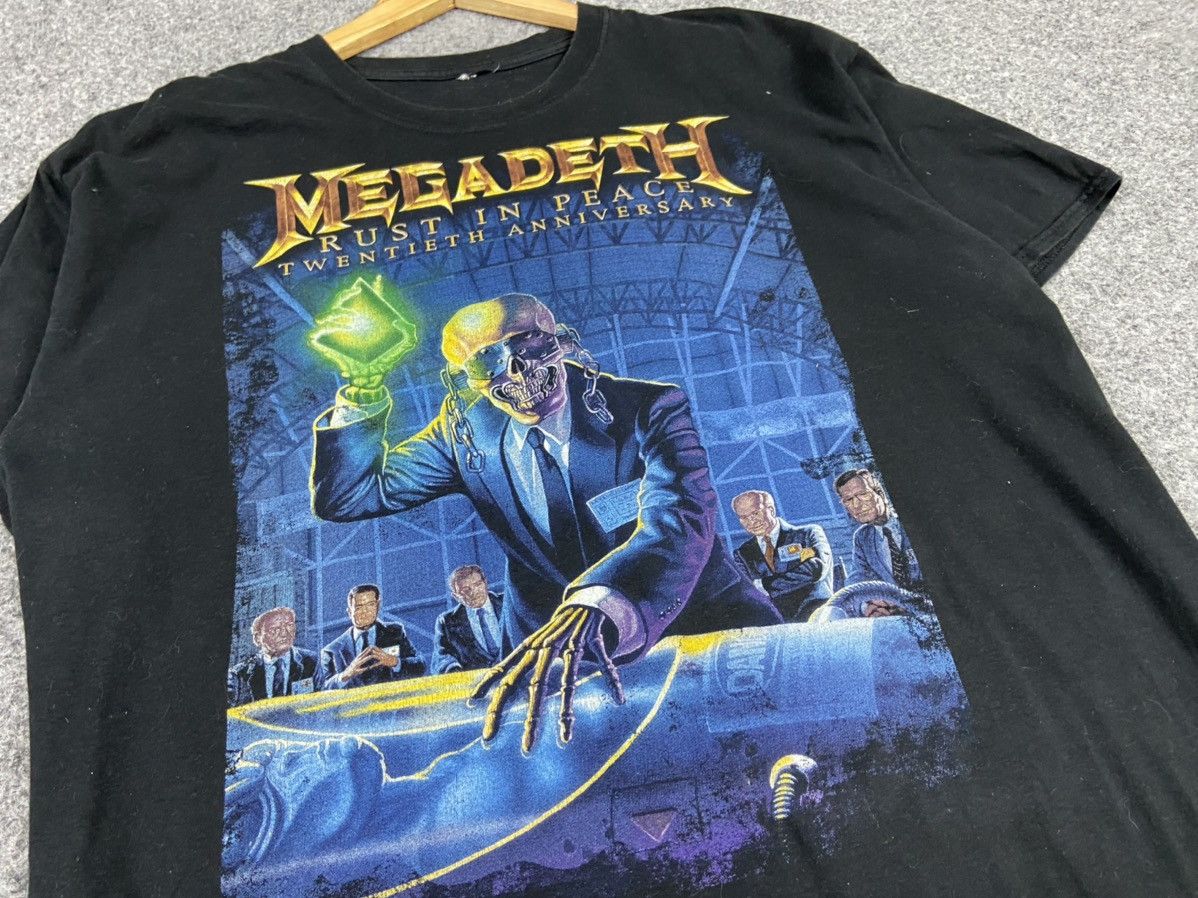 Vintage Megadeath rust in peace T-shirt Size US XL / EU 56 / 4 - 3 Thumbnail