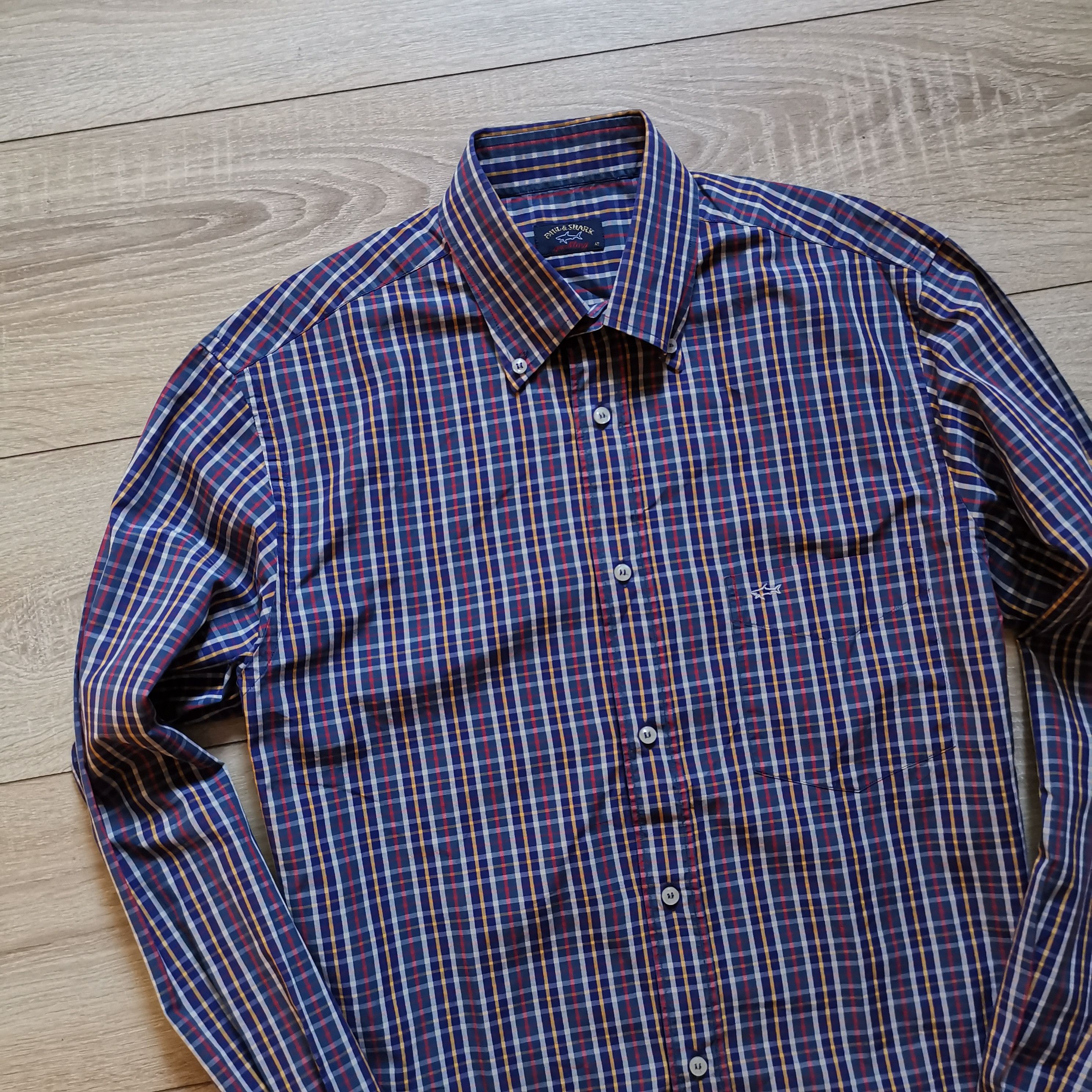Paul & Shark Paul & Shark Yachting Plaid Check Button-Up Casual Shirt Size US L / EU 52-54 / 3 - 2 Thumbnail