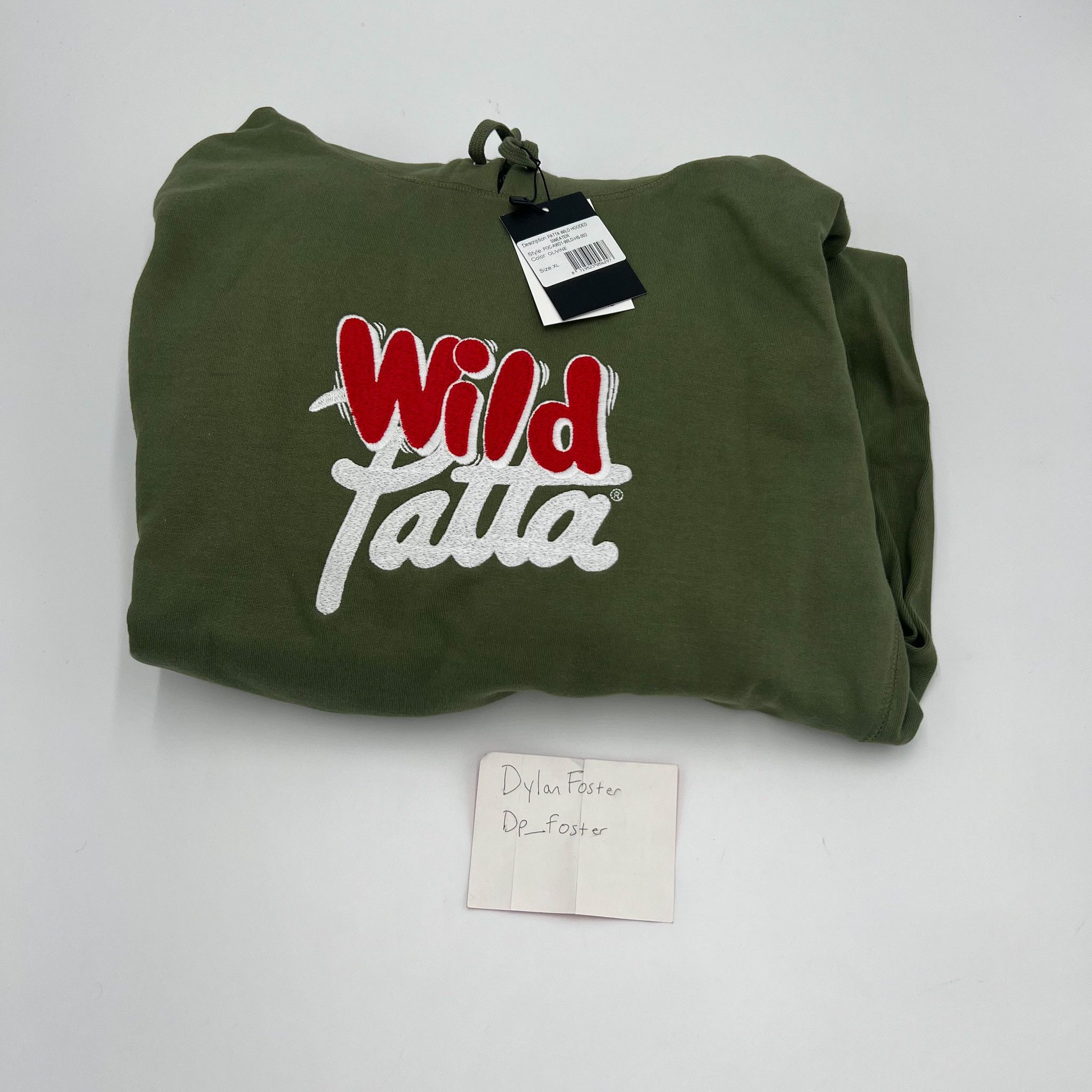 Patta Patta Wild Hoodie Oliveine • XL Size US XL / EU 56 / 4 - 3 Thumbnail