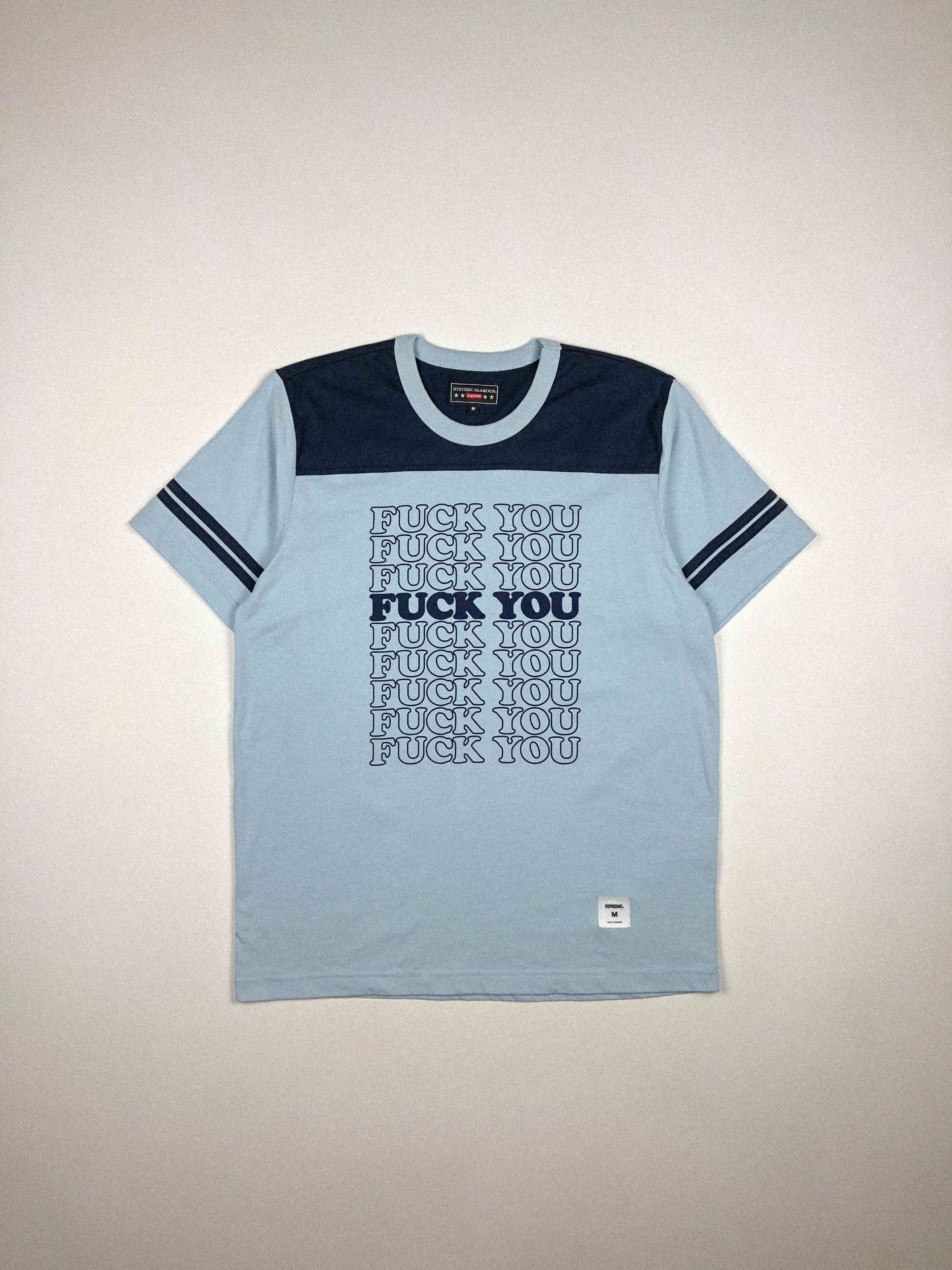Supreme Supreme x Hysteric Glamour Fuck Football T-Shirt | Grailed