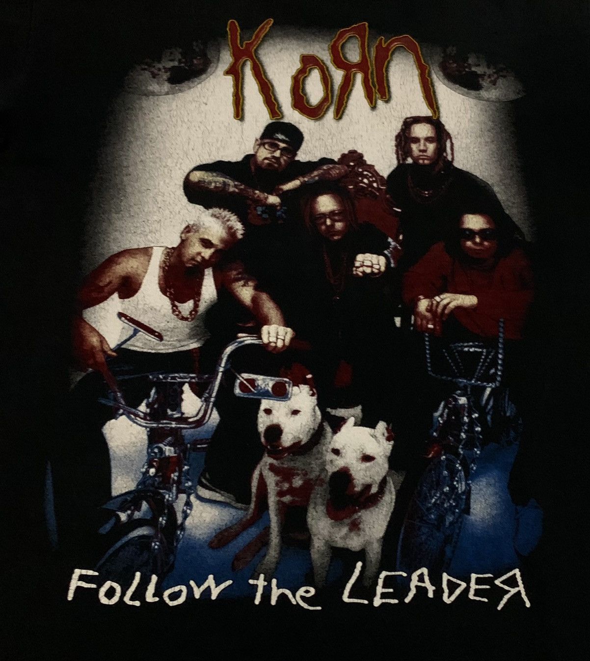 Band Tees Rare Design Vintage Metal Band Korn T-shirt 1990s Size US M / EU 48-50 / 2 - 3 Thumbnail