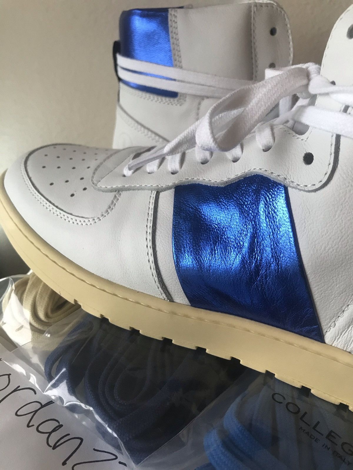 Collegium Collegium Pillar Destroyer High Metallic Sapphire Blue Size US 13 / EU 46 - 1 Thumbnail