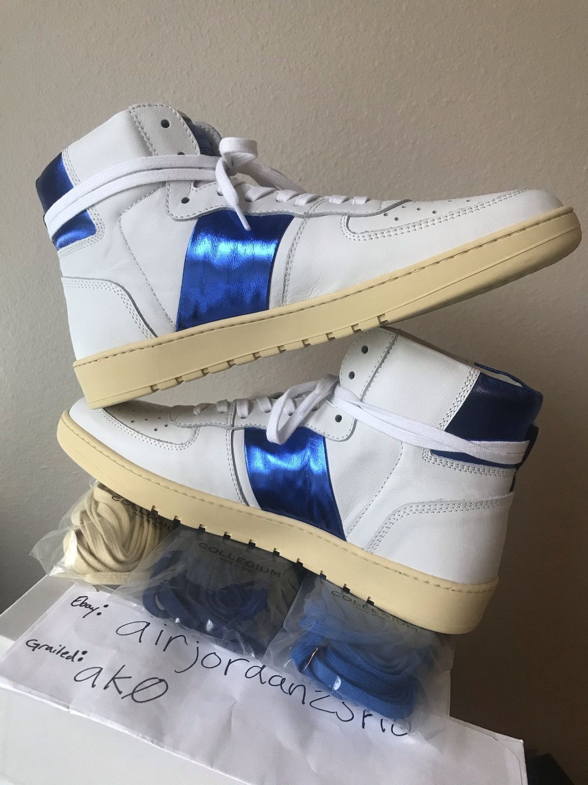 Collegium Collegium Pillar Destroyer High Metallic Sapphire Blue Size US 13 / EU 46 - 3 Thumbnail