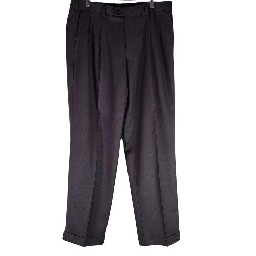 Perry Ellis Perry Ellis Dress Pants 5 Style Pockets Solid Gray | Grailed