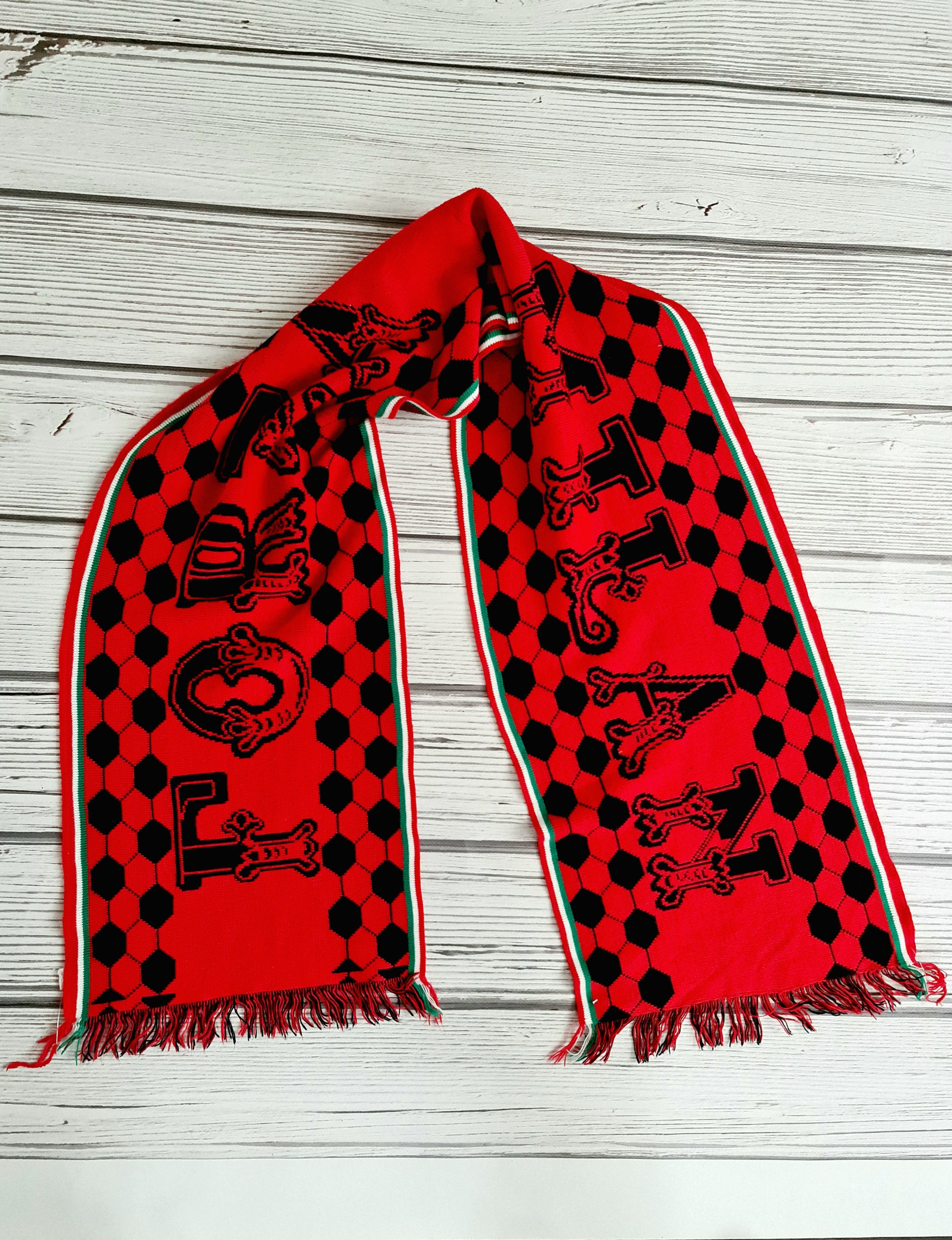 Vintage Vintage Forza Milan Football Club Scarf / Muffler Size ONE SIZE - 1 Thumbnail
